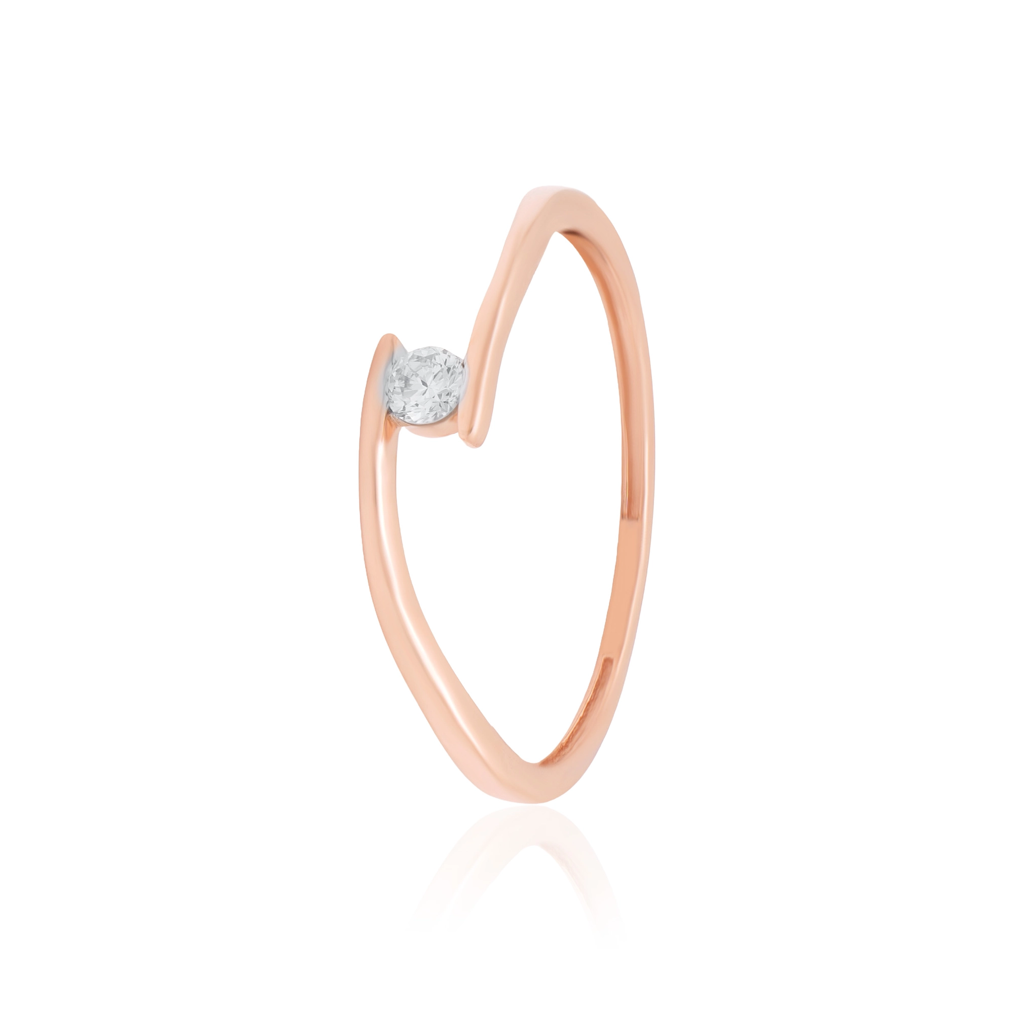Rose Gold Diamond Ring thumbnail 3