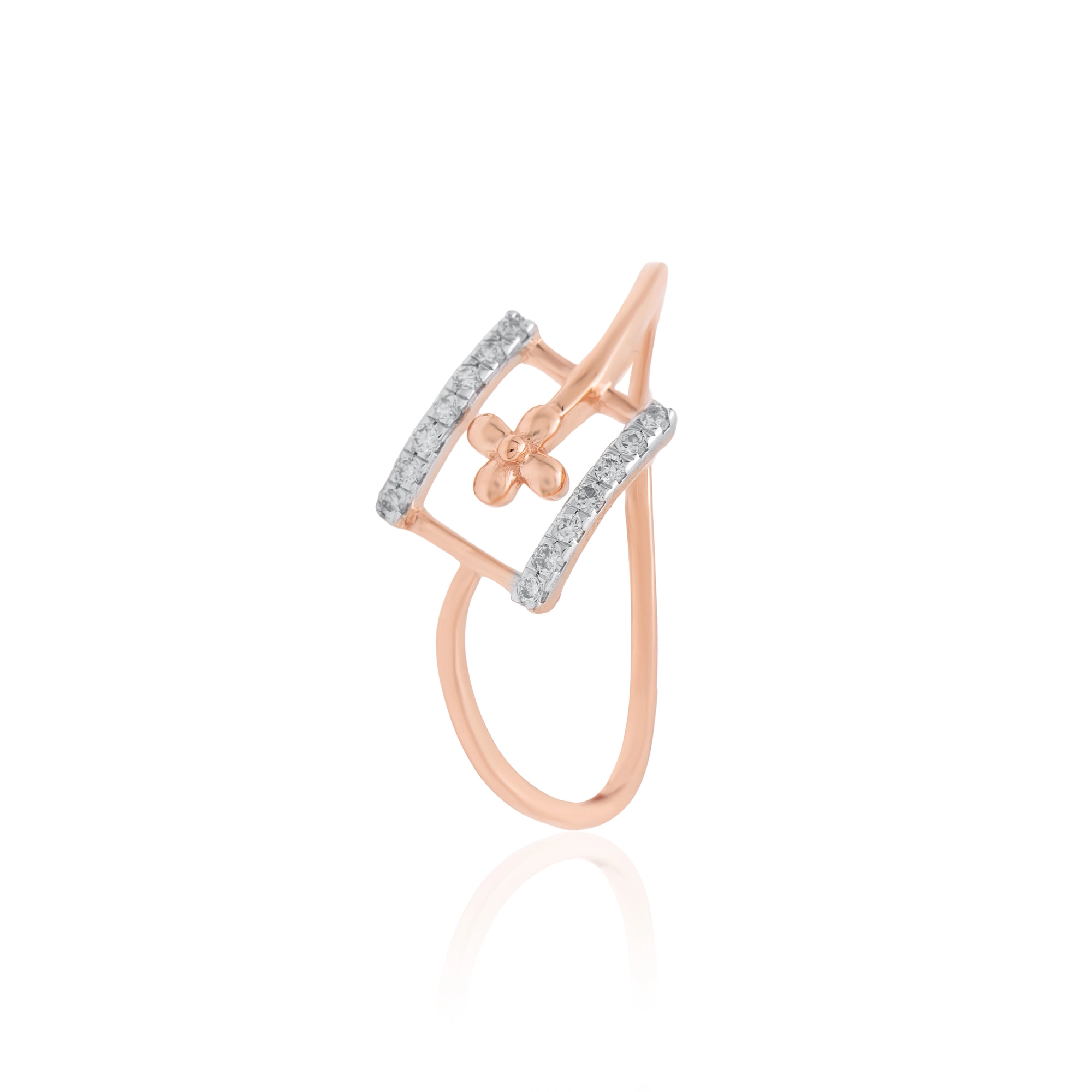 Rose Gold Diamond Ring thumbnail 3