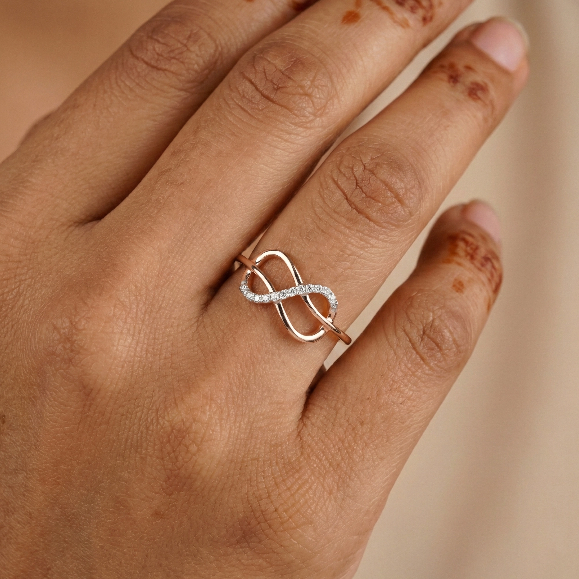 Rose Gold Diamond Ring thumbnail 2