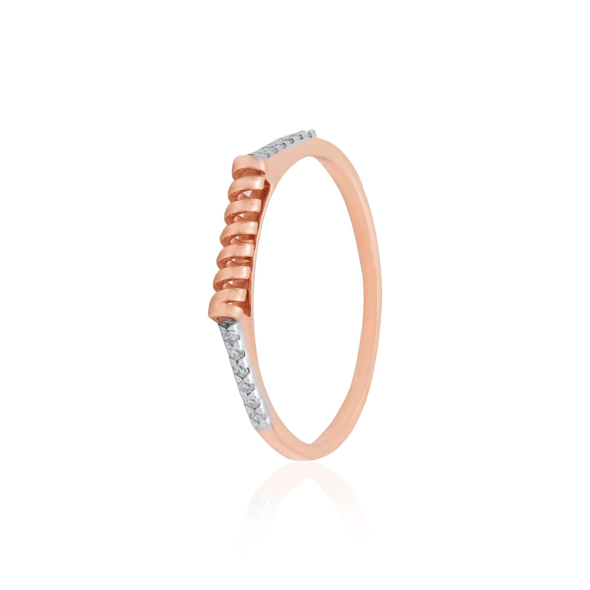Rose Gold Diamond Ring thumbnail 3