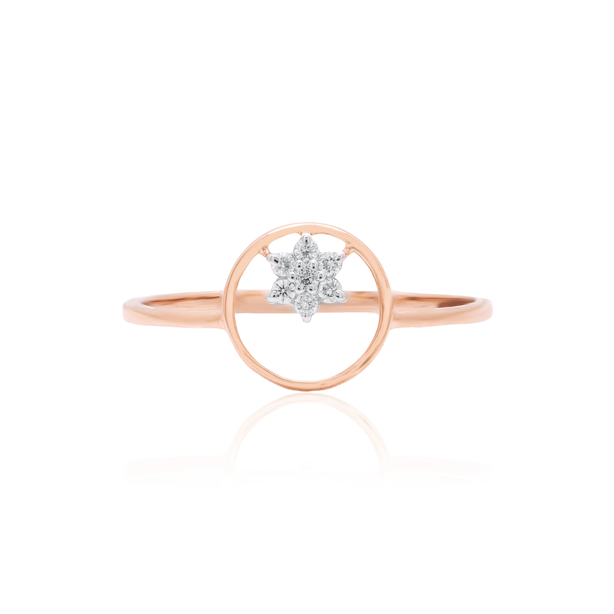Rose Gold Diamond Ring thumbnail 2