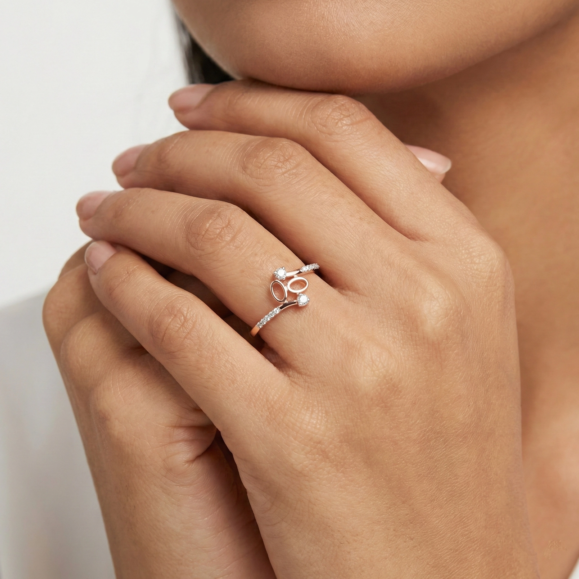 Rose Gold Diamond Ring thumbnail 2