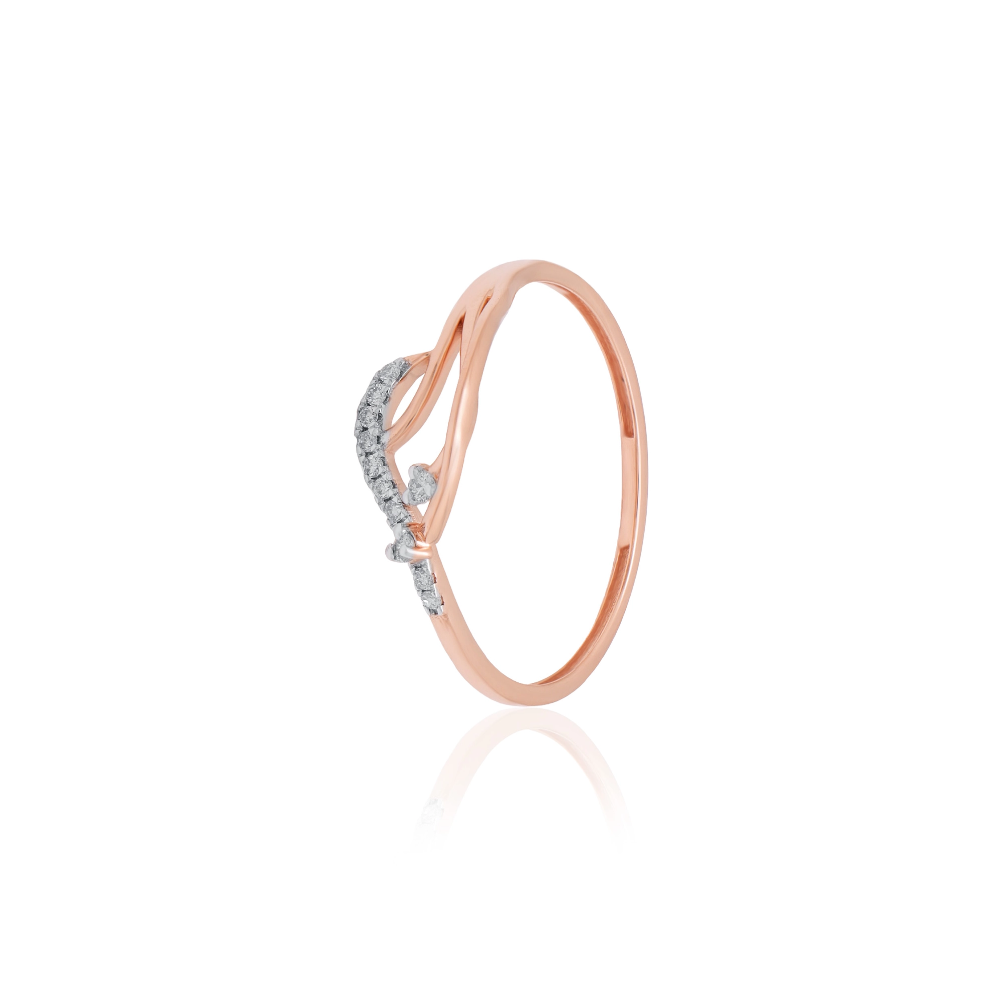Rose Gold Diamond Ring thumbnail 3
