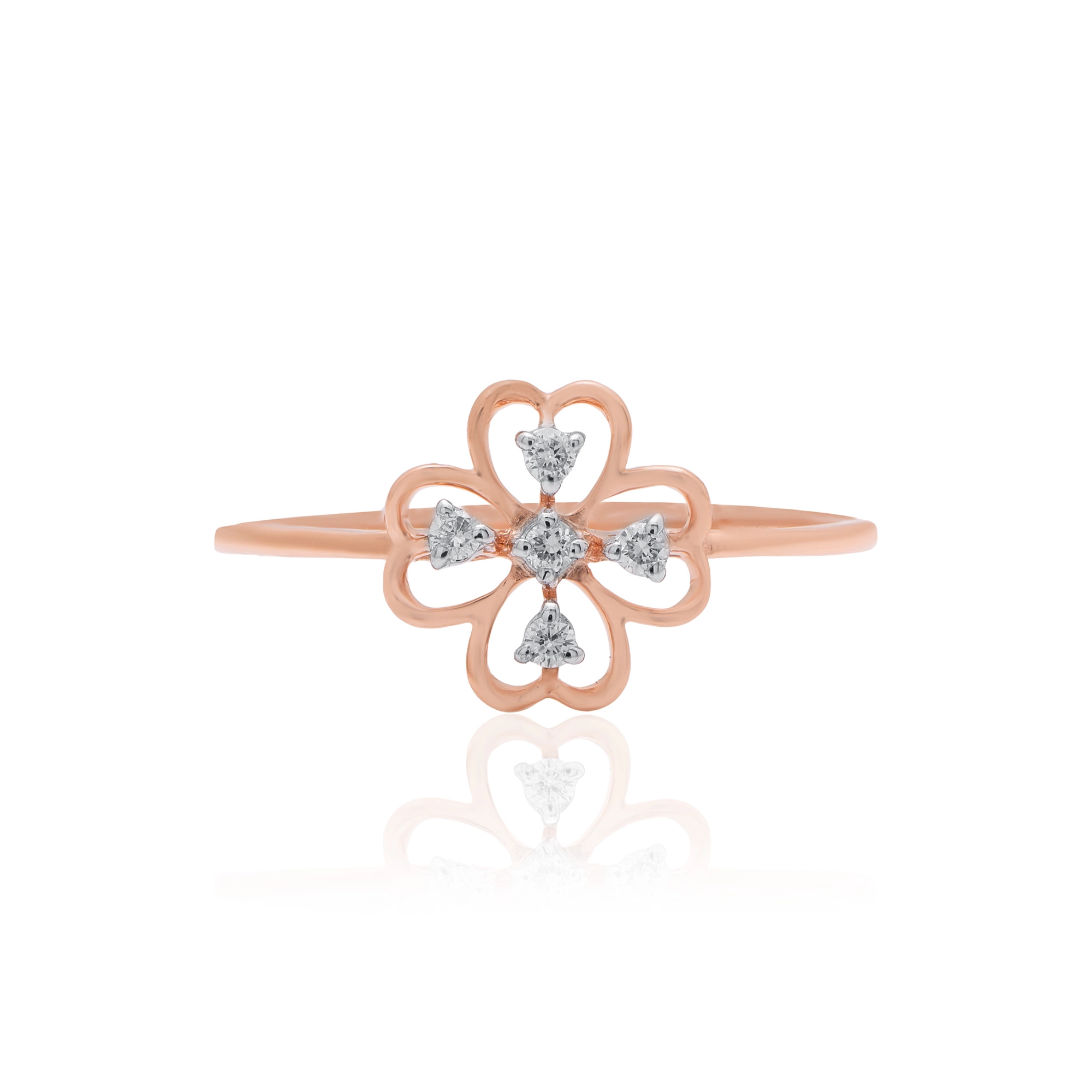 Rose Gold Diamond Ring