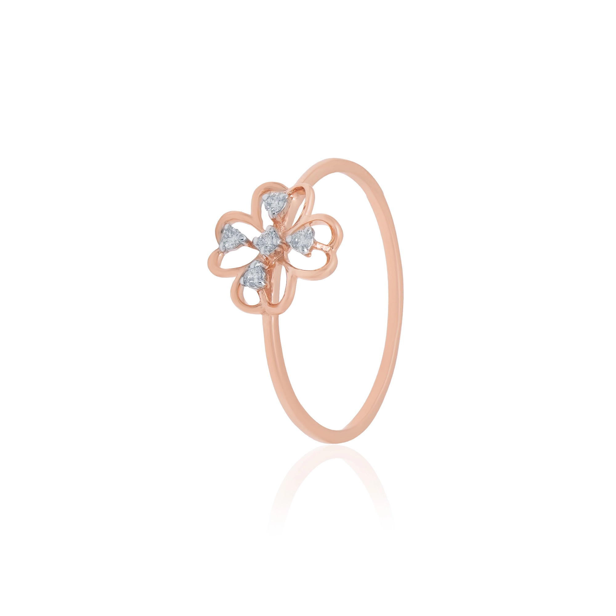 Rose Gold Diamond Ring thumbnail 3