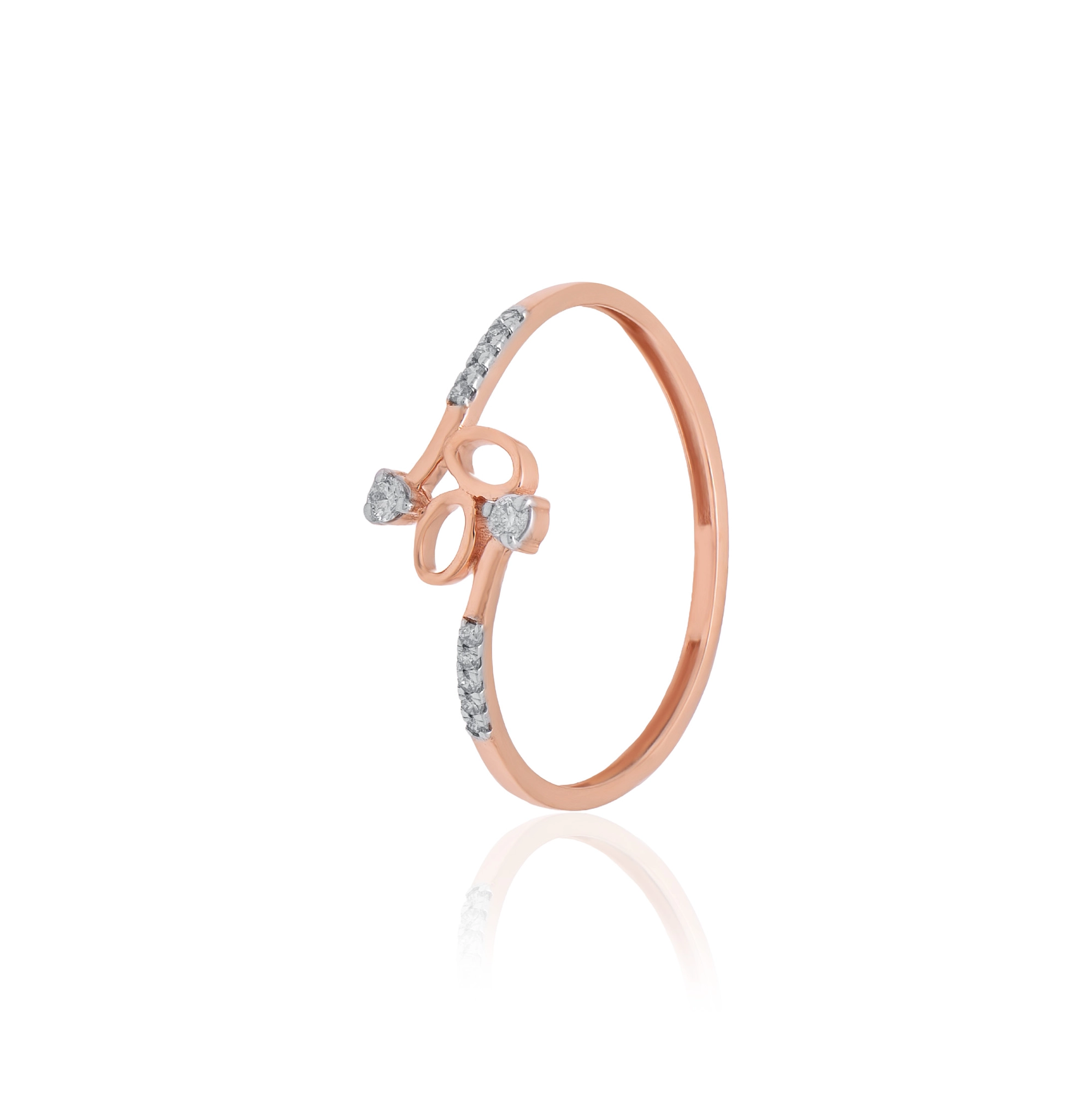 Rose Gold Diamond Ring thumbnail 3