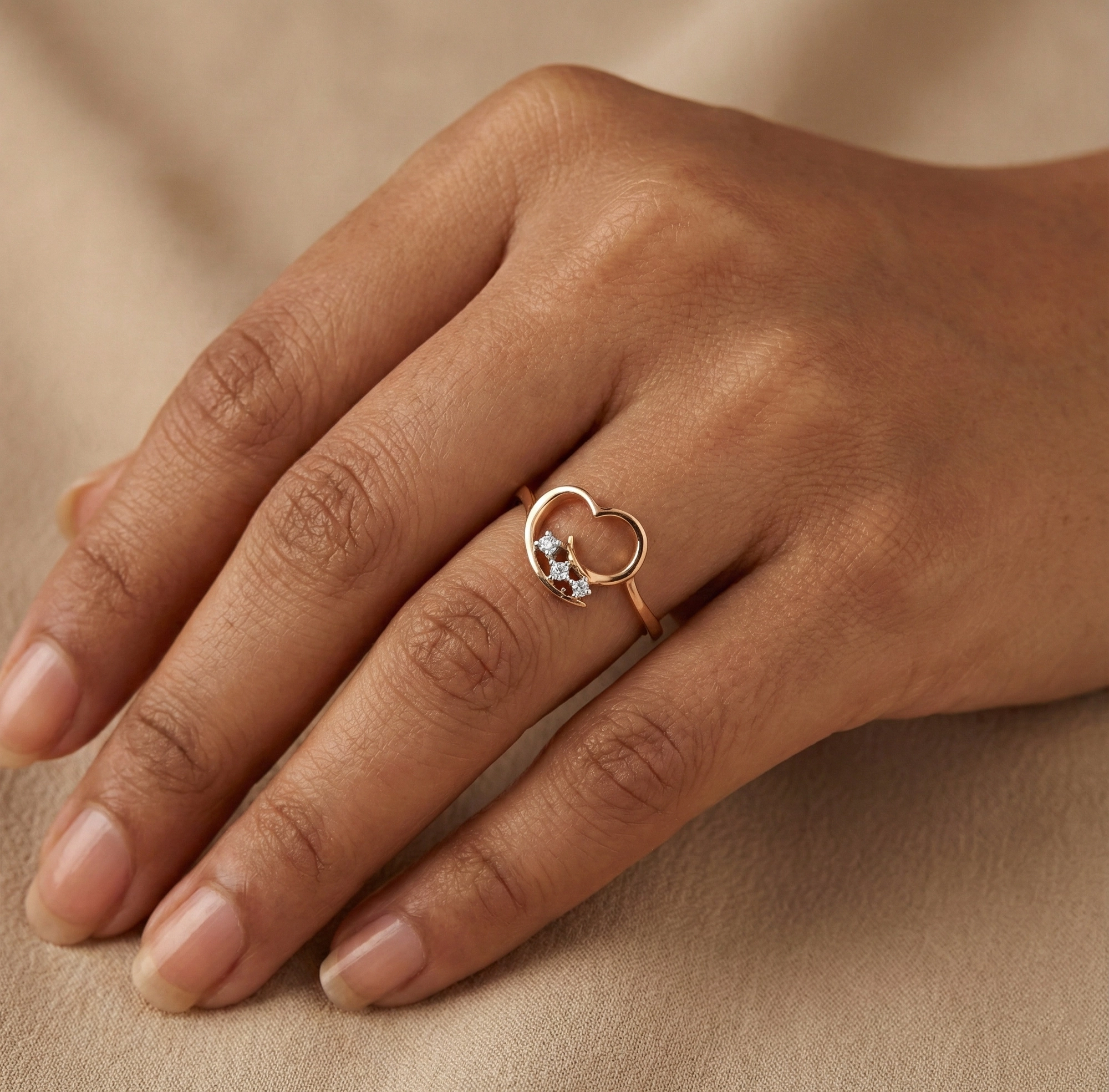 Yellow Gold Diamond Ring thumbnail 2