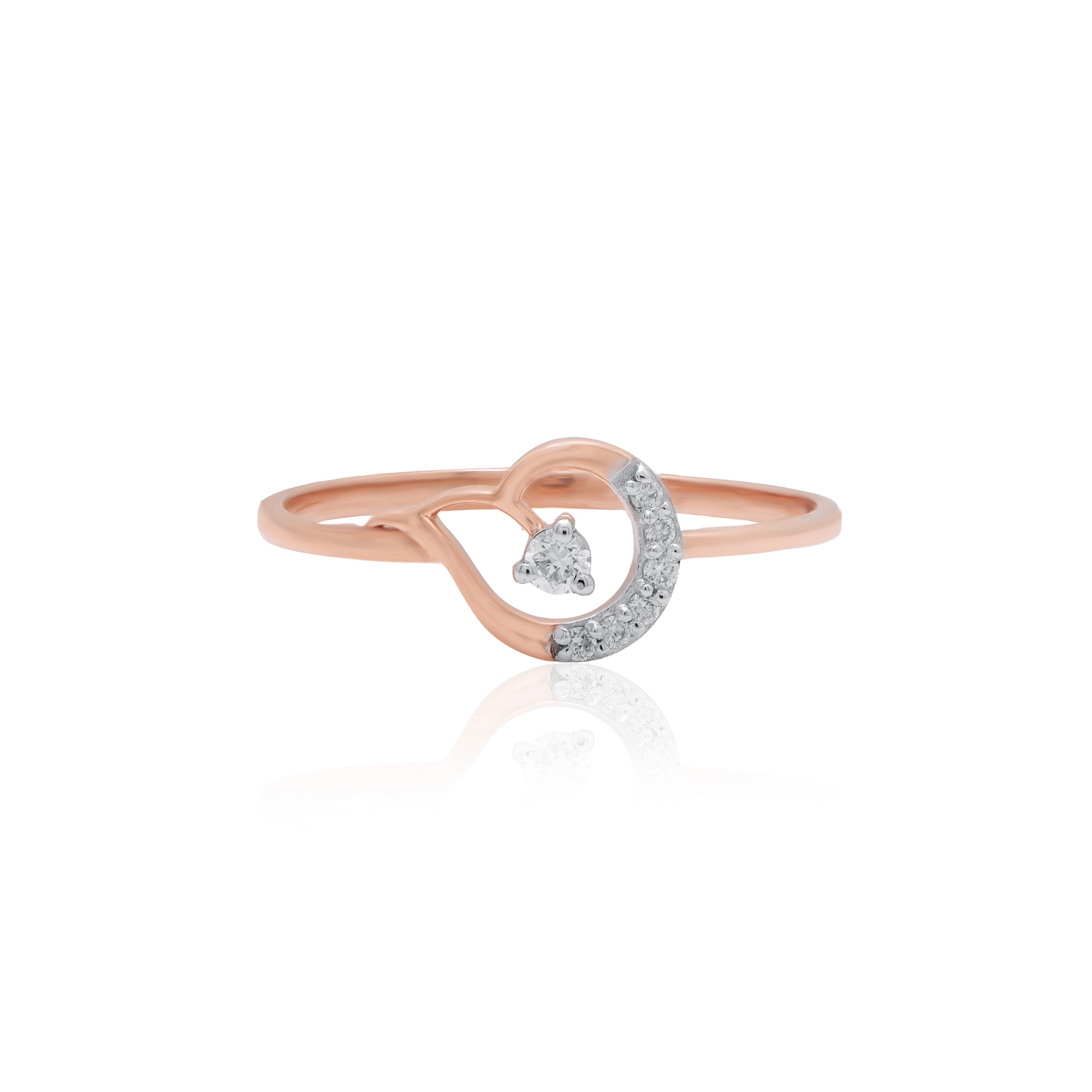 Rose Gold Diamond Ring