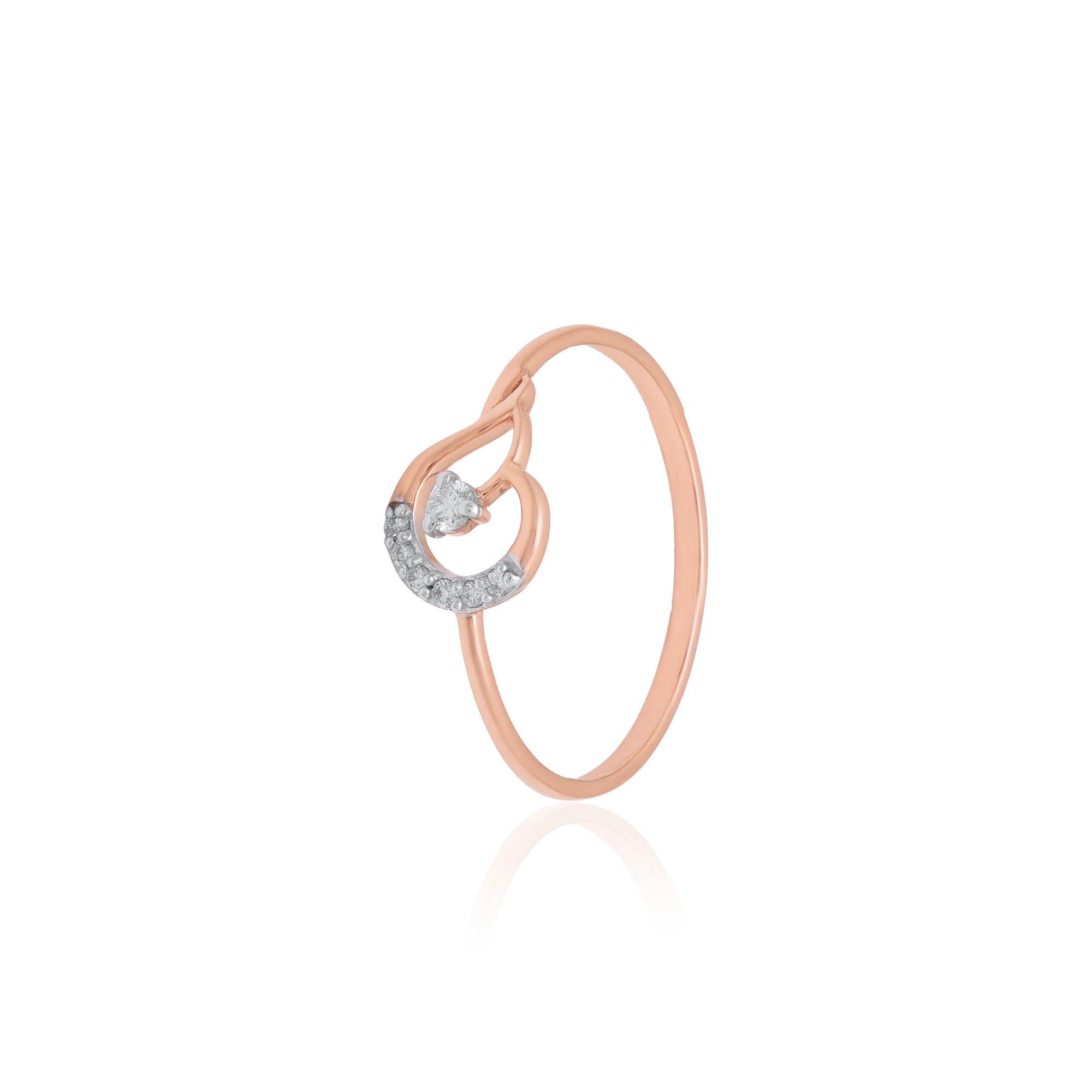Rose Gold Diamond Ring thumbnail 3