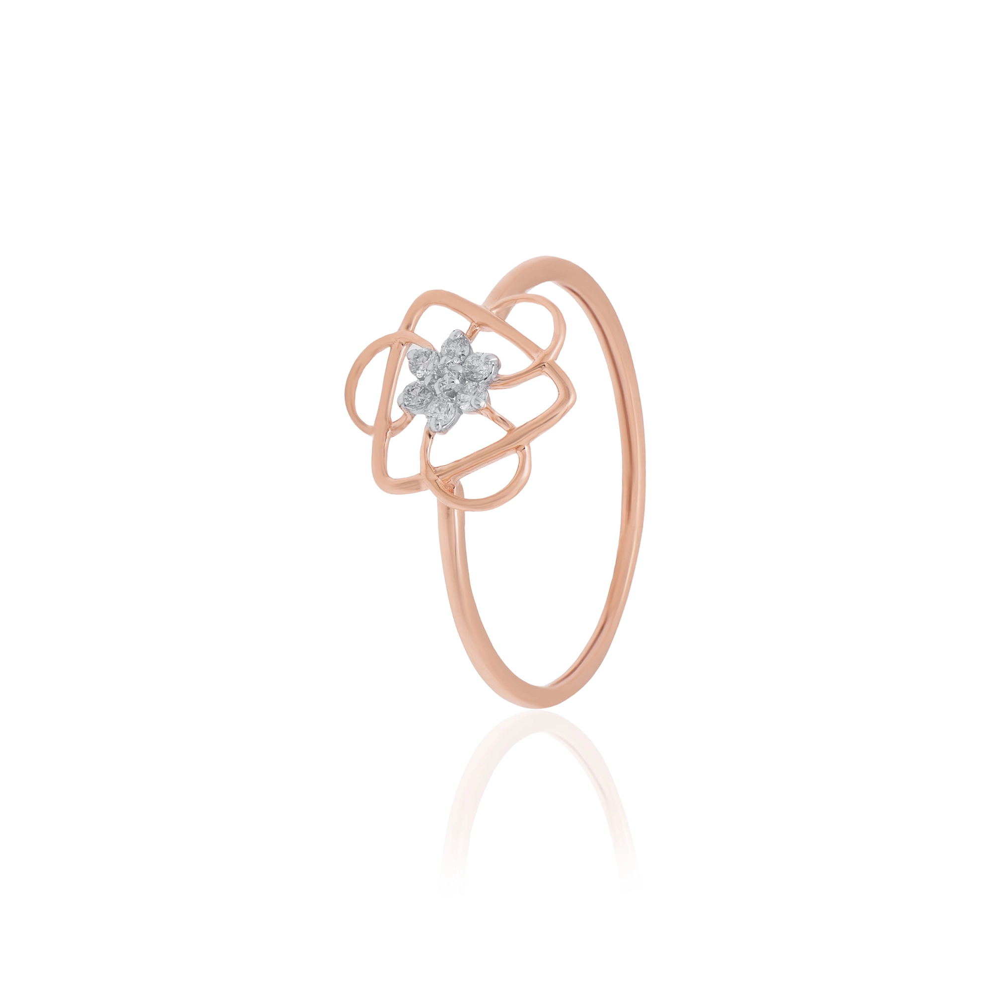 Rose Gold Diamond Ring thumbnail 3