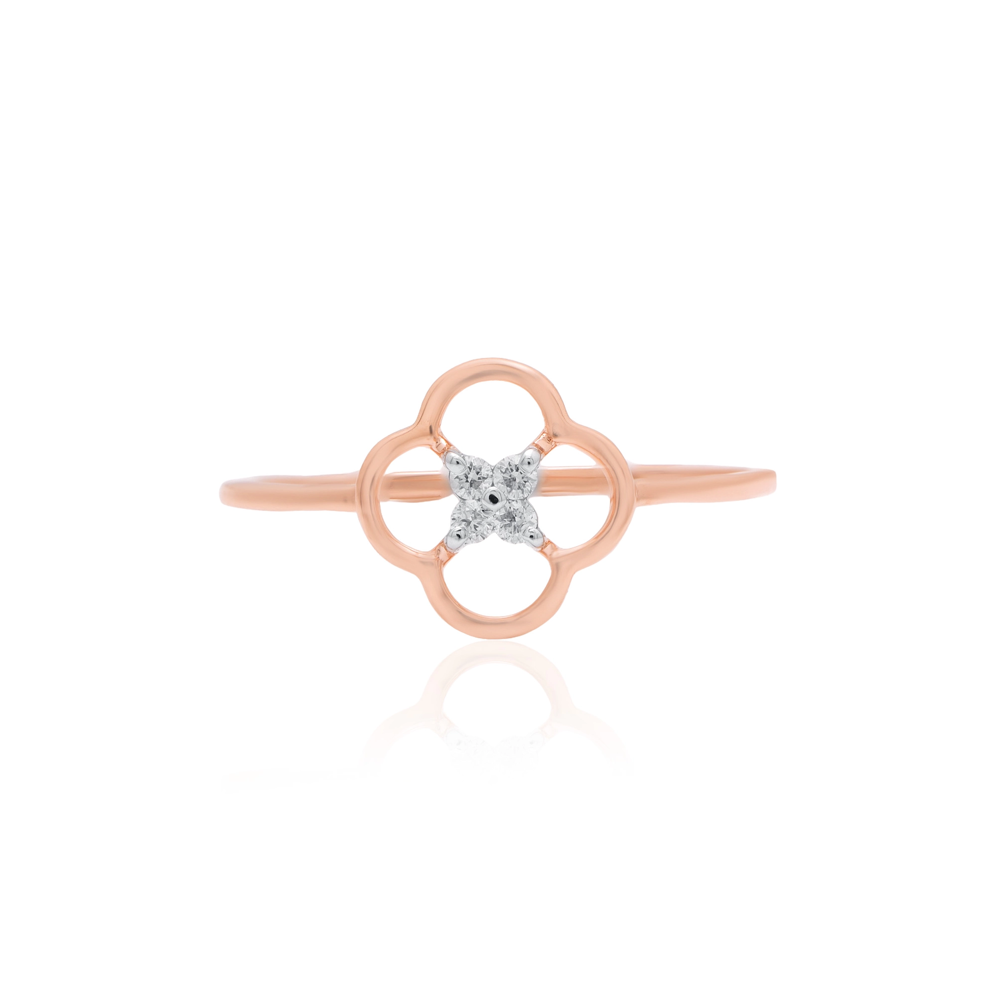 Rose Gold Diamond Ring