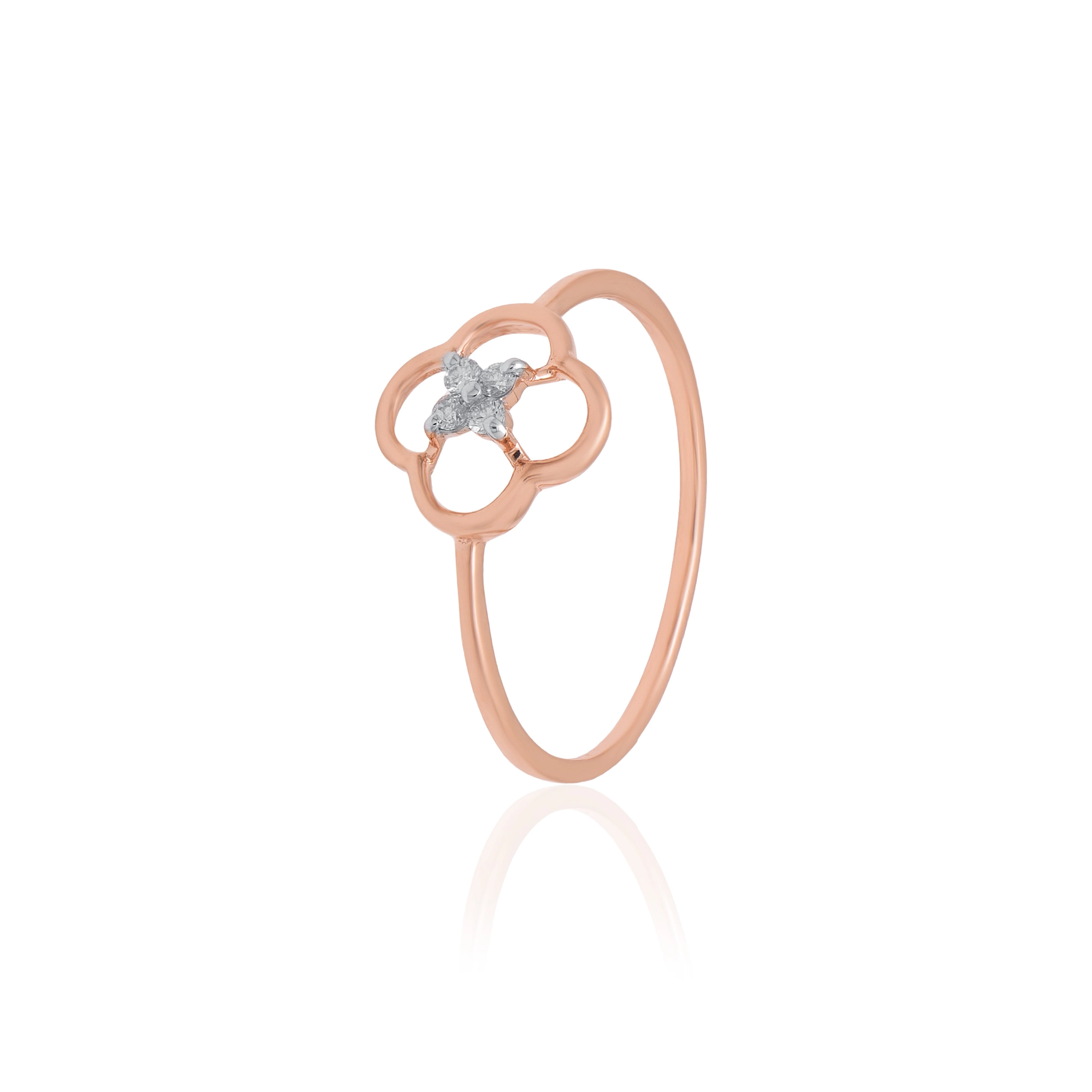Rose Gold Diamond Ring thumbnail 3