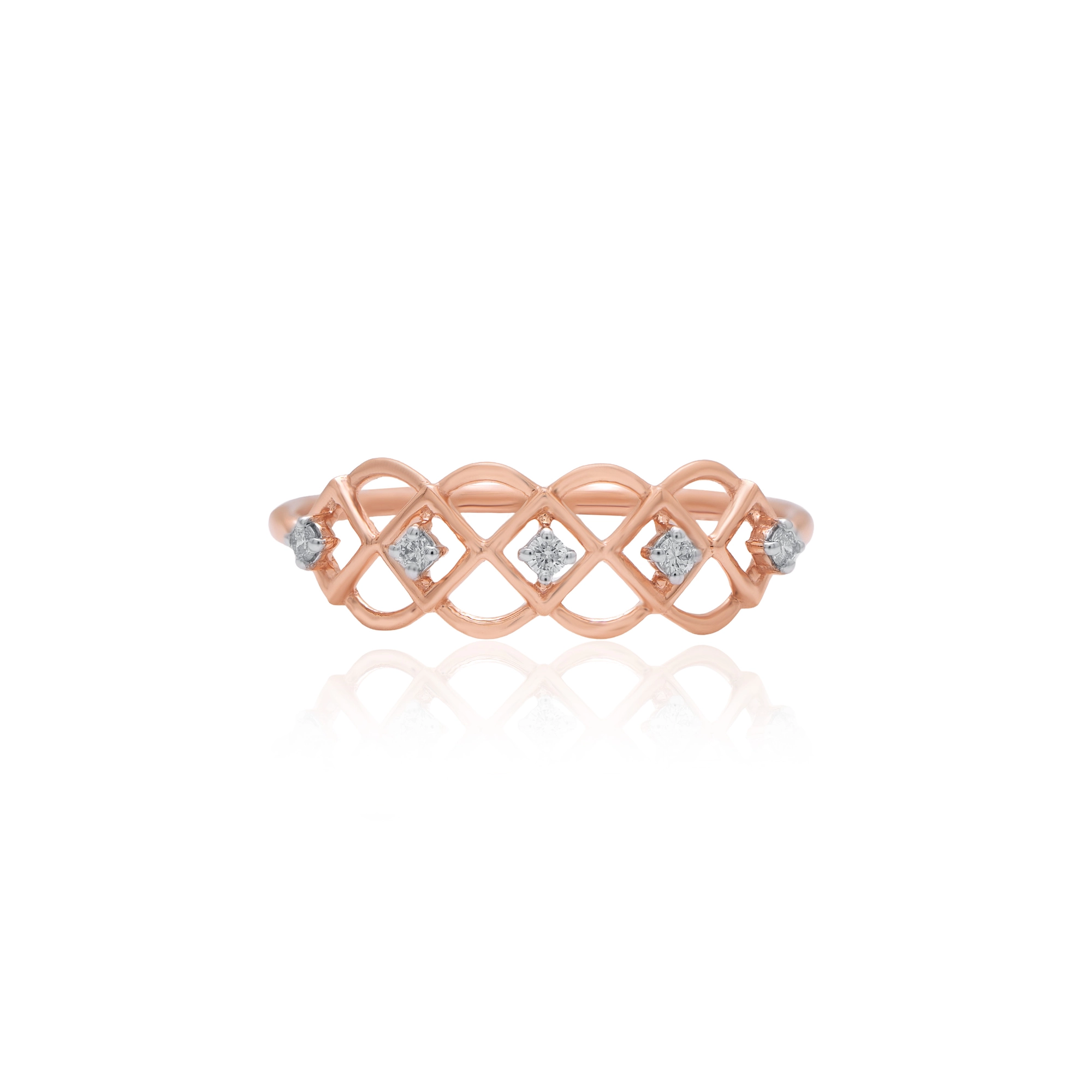Rose Gold Diamond Ring