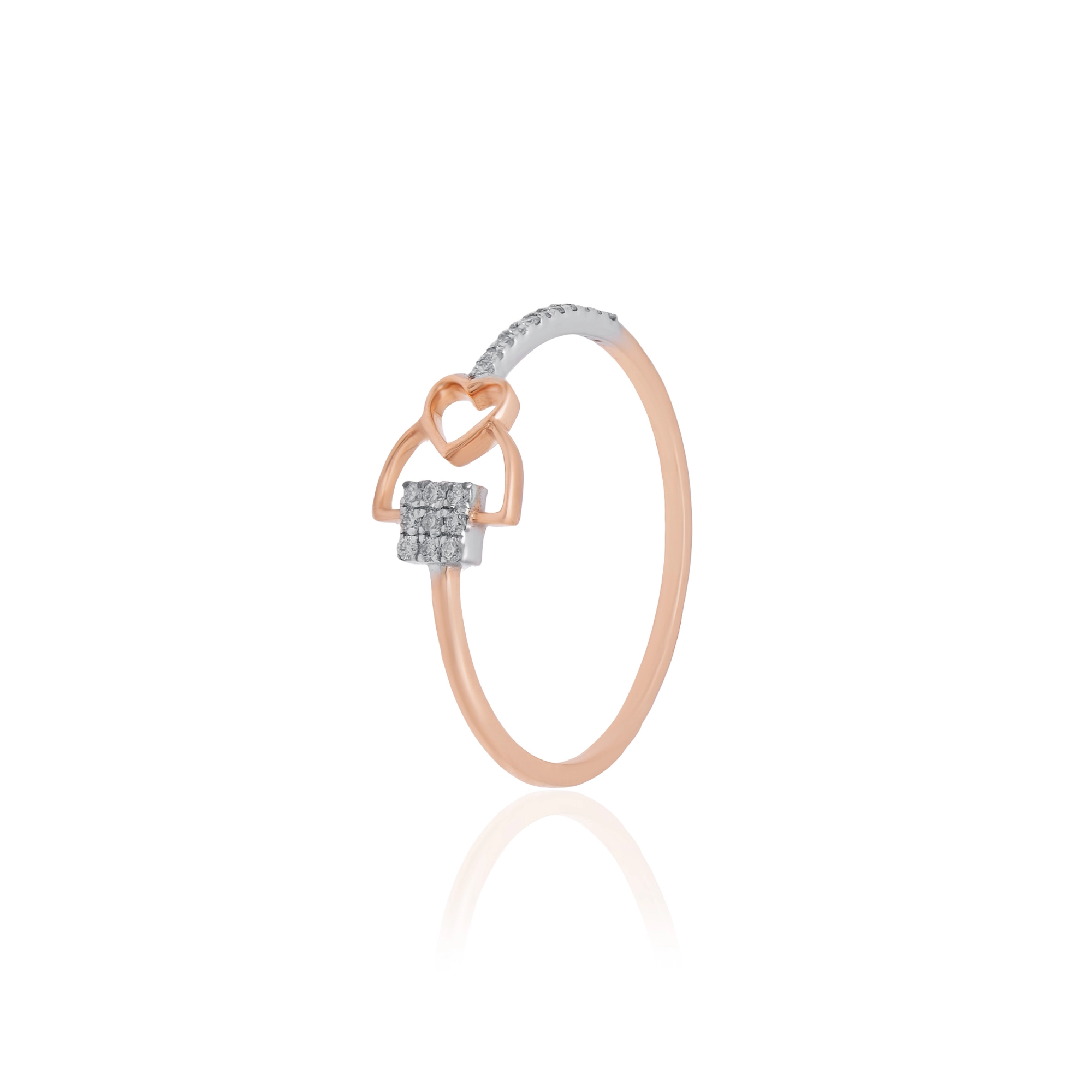 Rose Gold Diamond Ring thumbnail 3