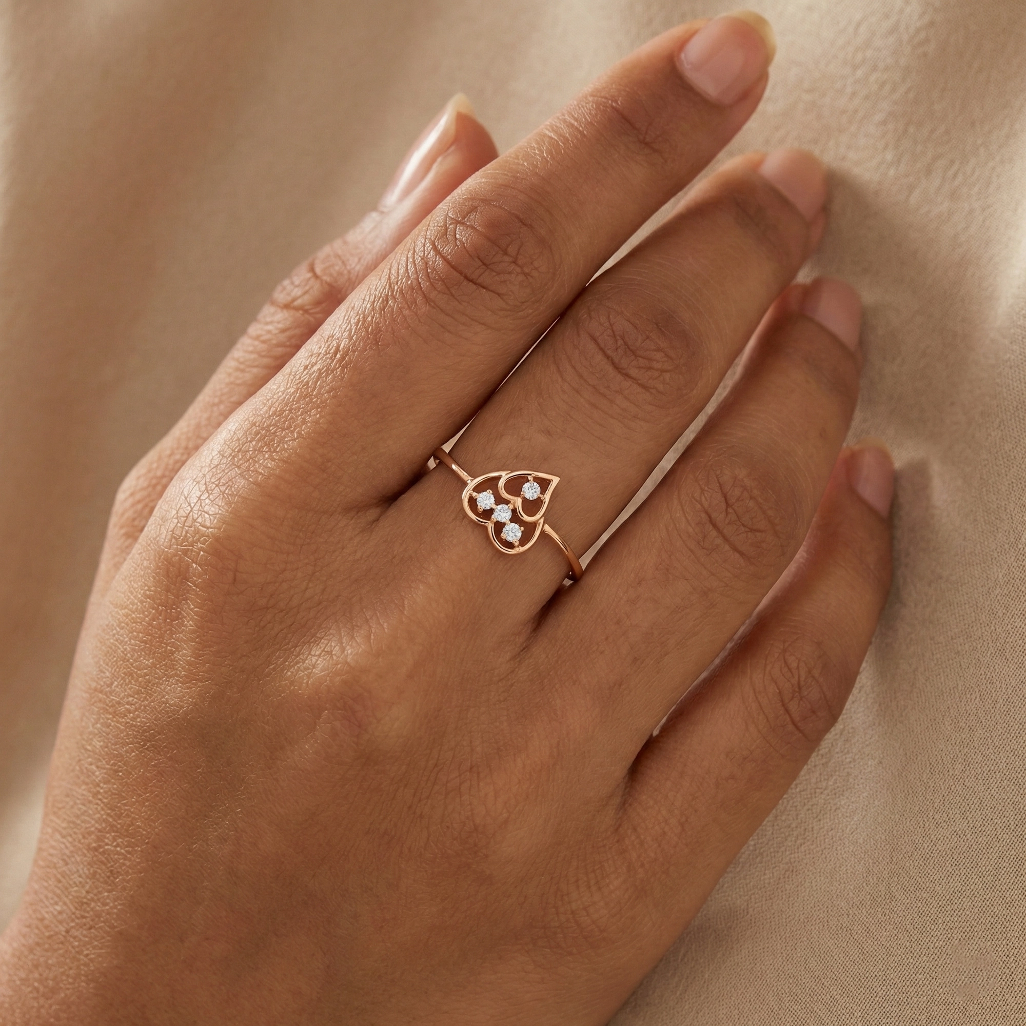 Yellow Gold Diamond Ring thumbnail 2