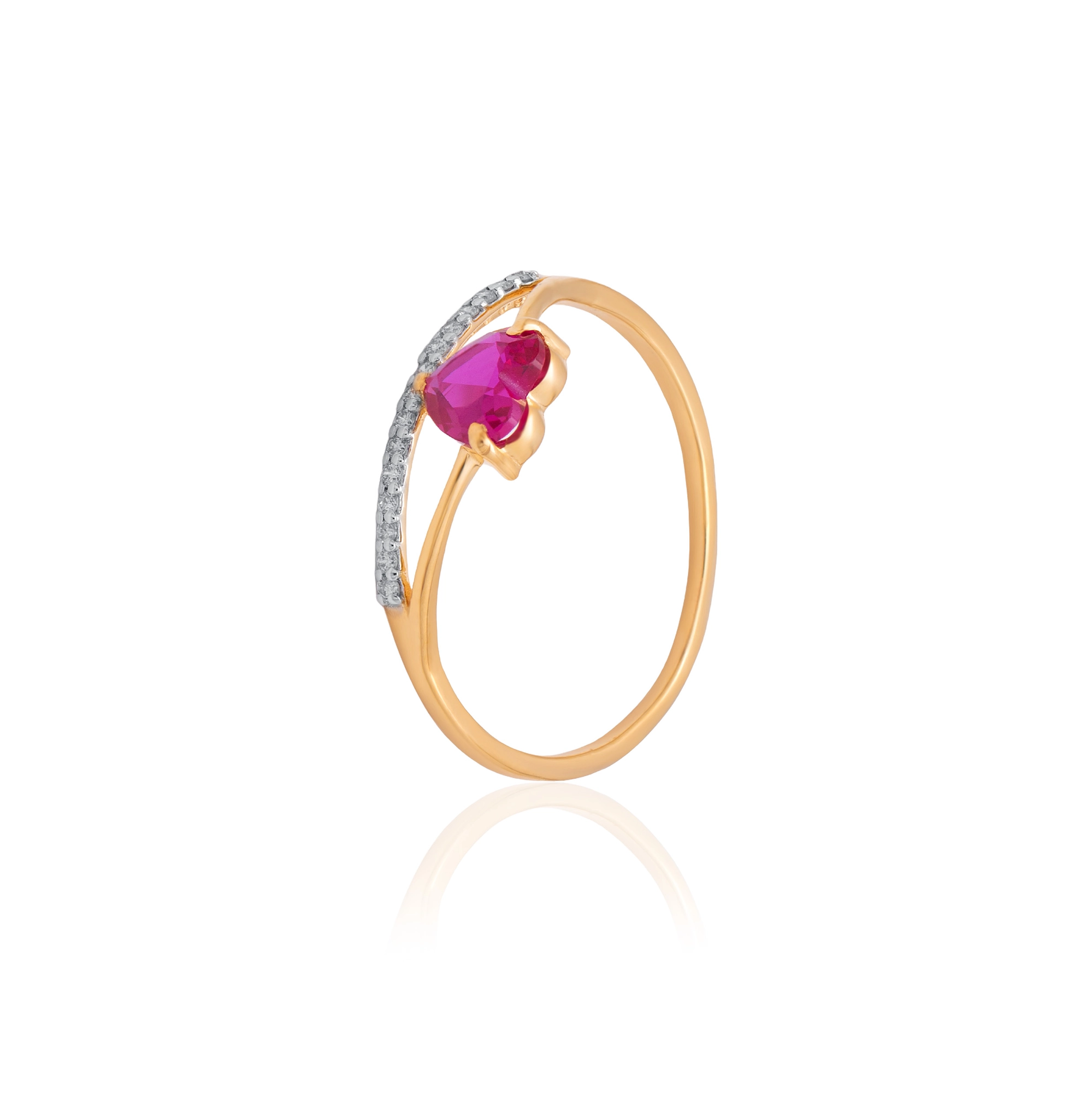 Yellow Gold Diamond Ring thumbnail 3