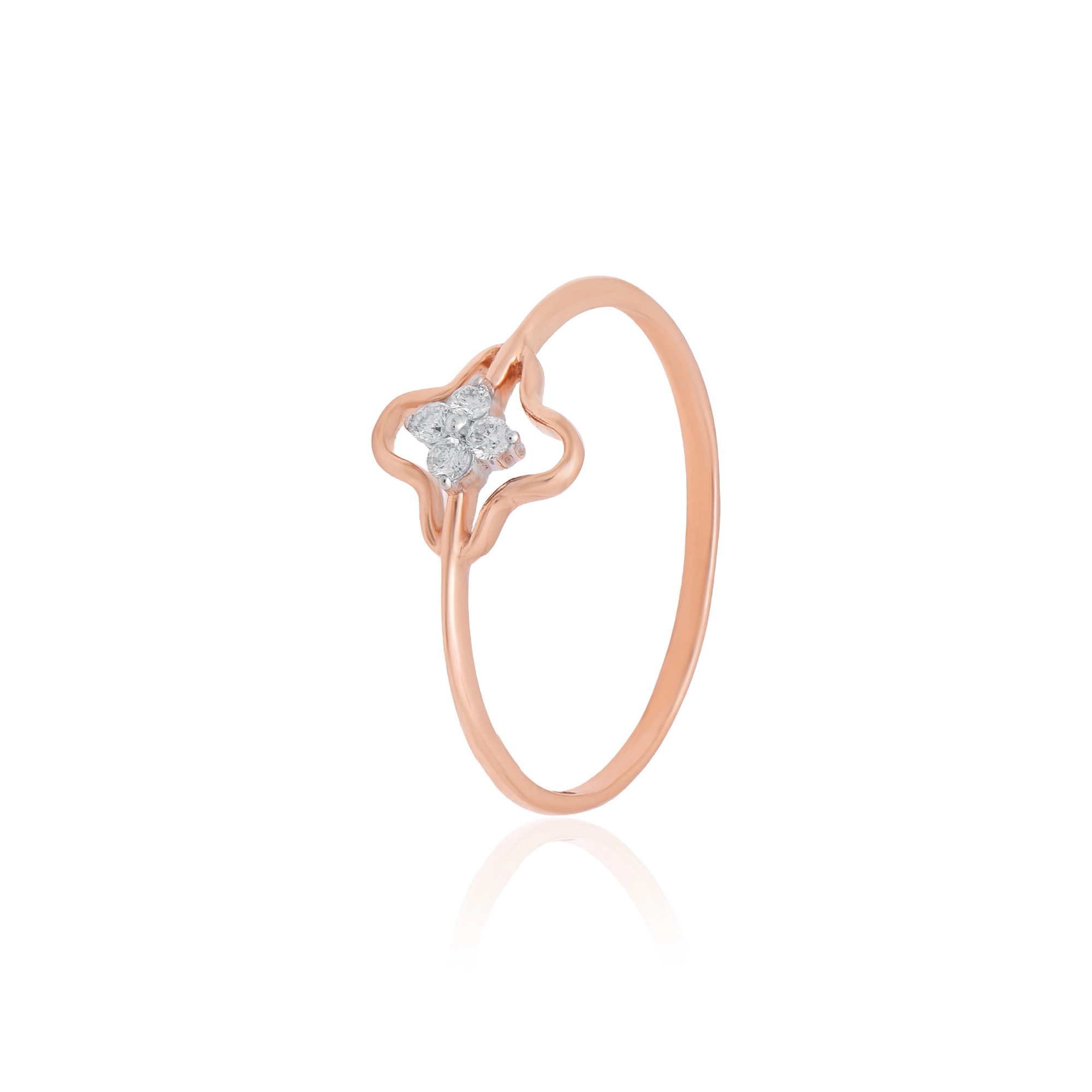 Rose Gold Diamond Ring thumbnail 3