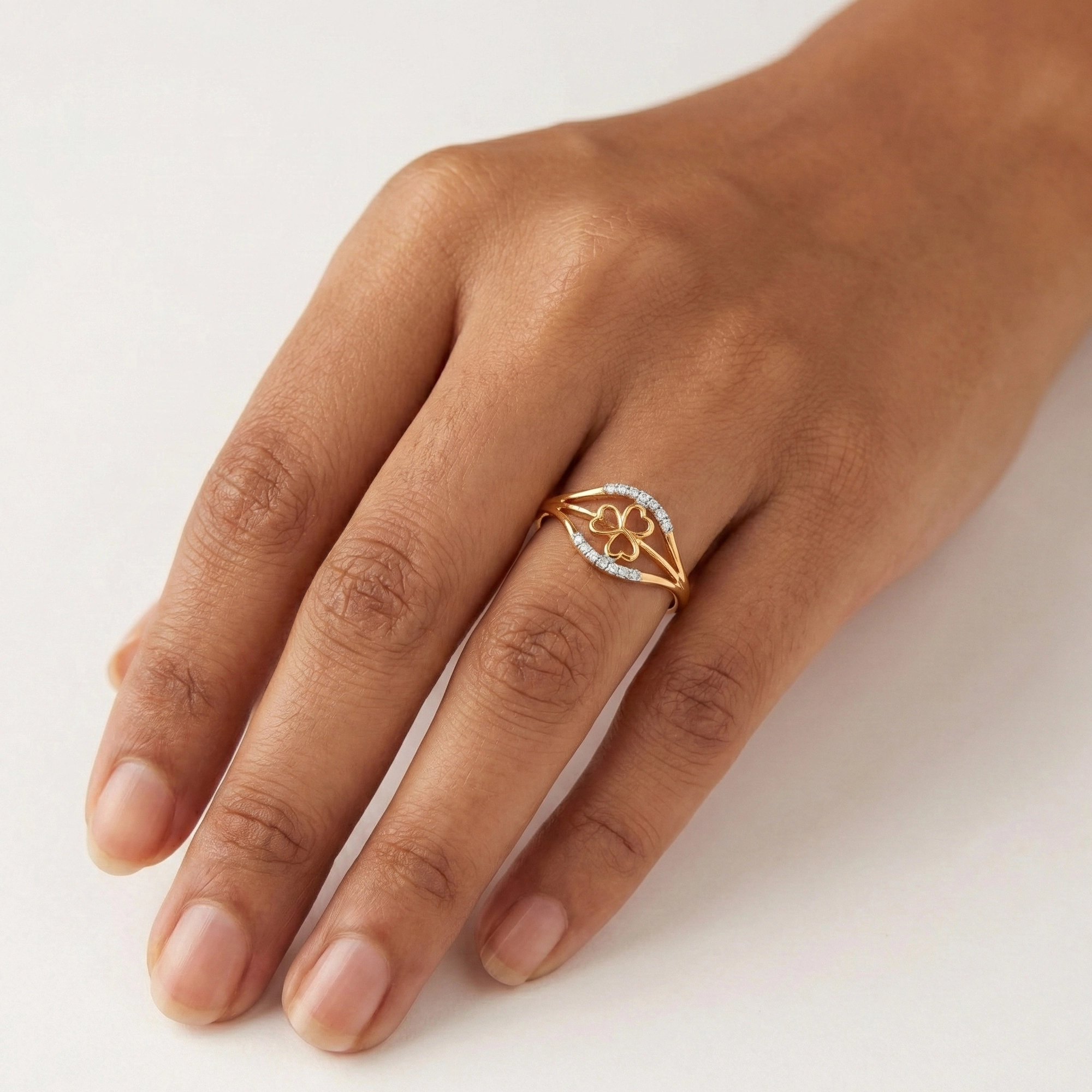 Yellow Gold Diamond Ring thumbnail 2