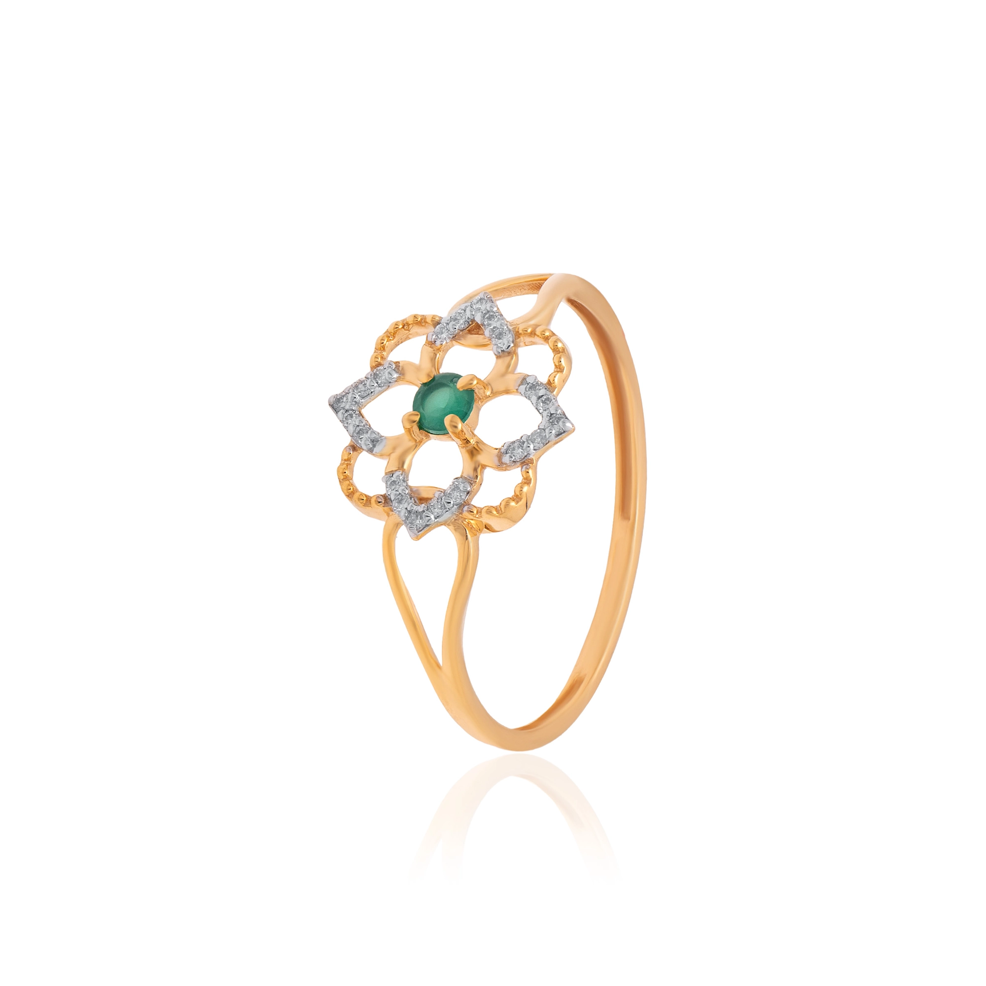 Yellow Gold Diamond Ring thumbnail 3