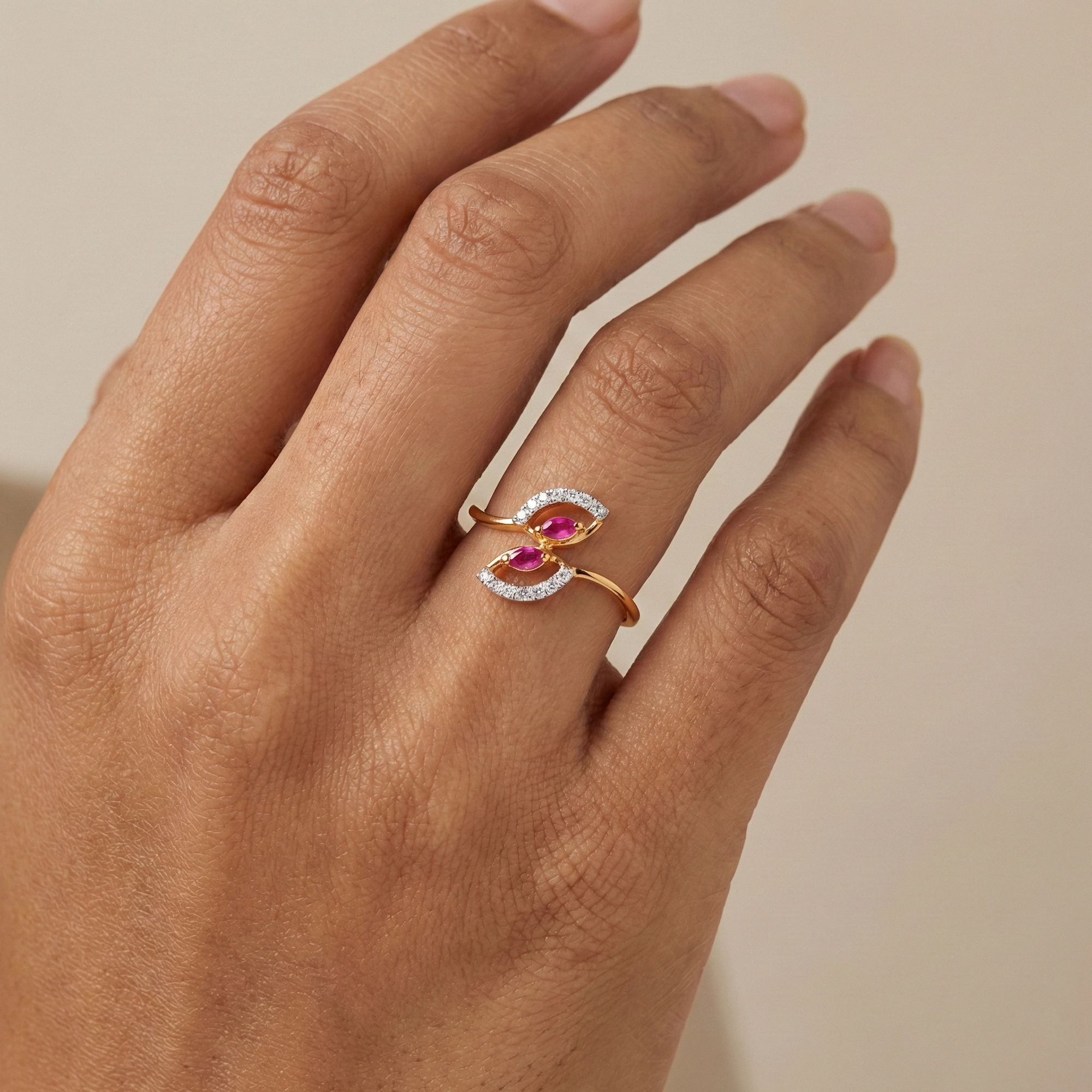Yellow Gold Diamond Ring thumbnail 2