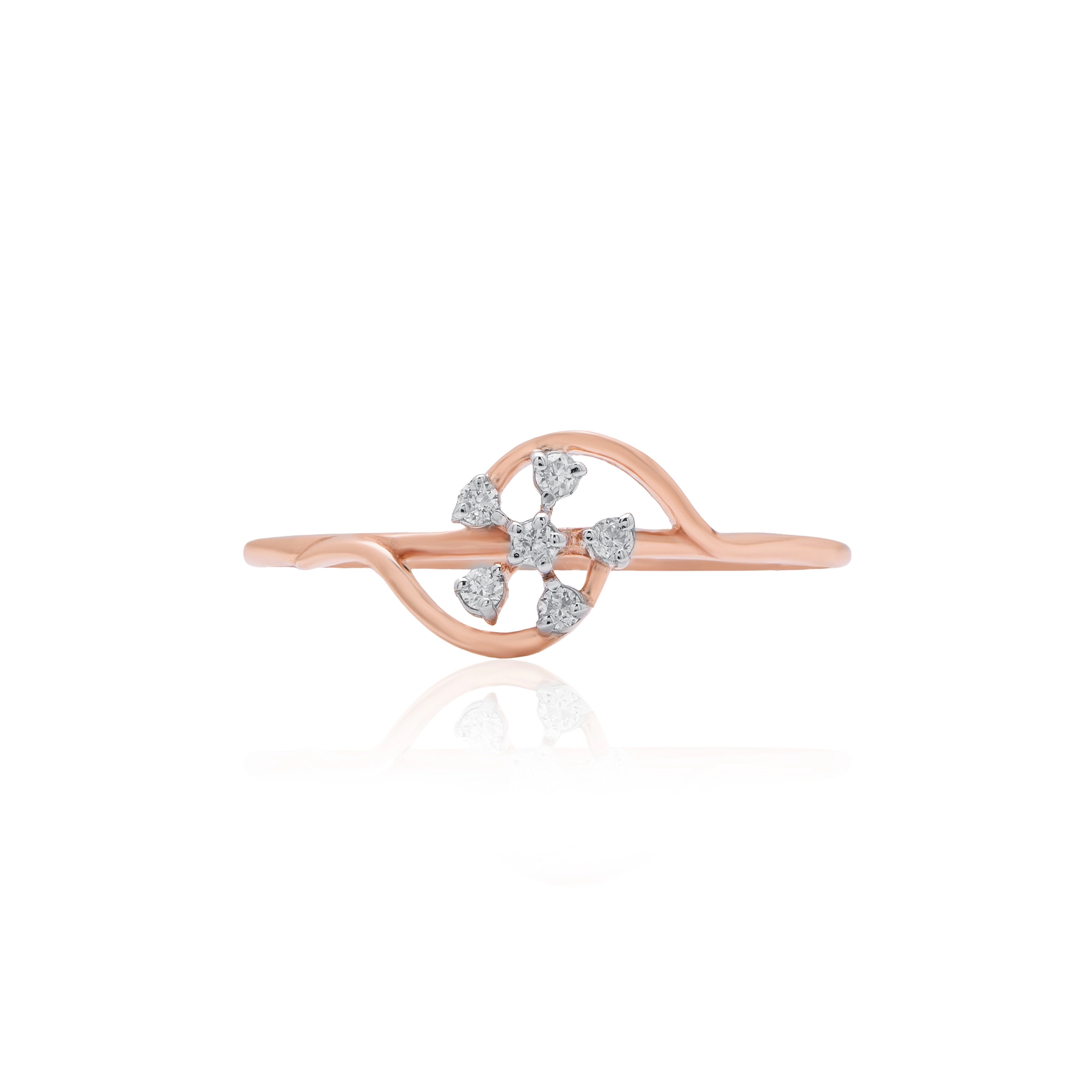 Rose Gold Diamond Ring