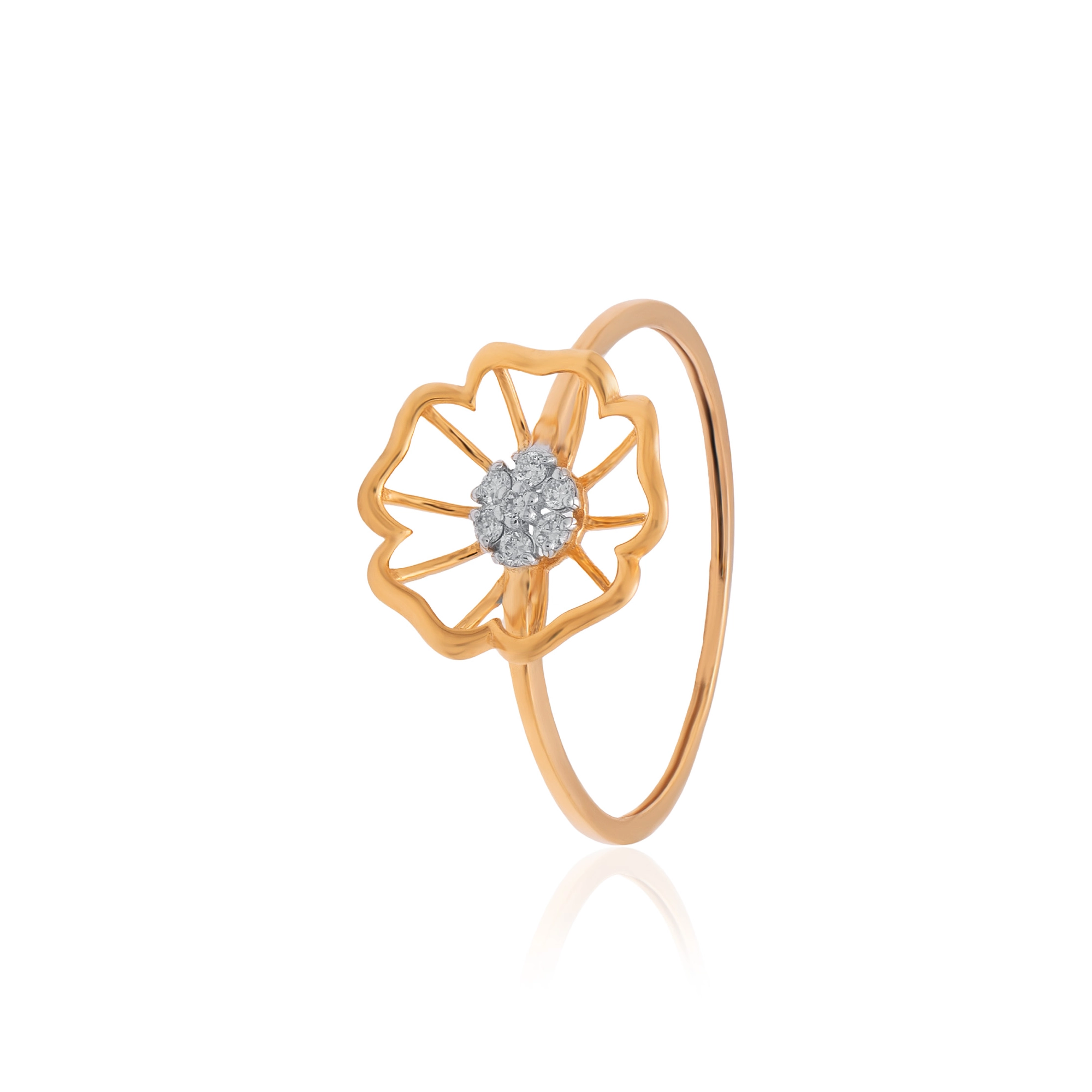 Yellow Gold Diamond Ring thumbnail 3