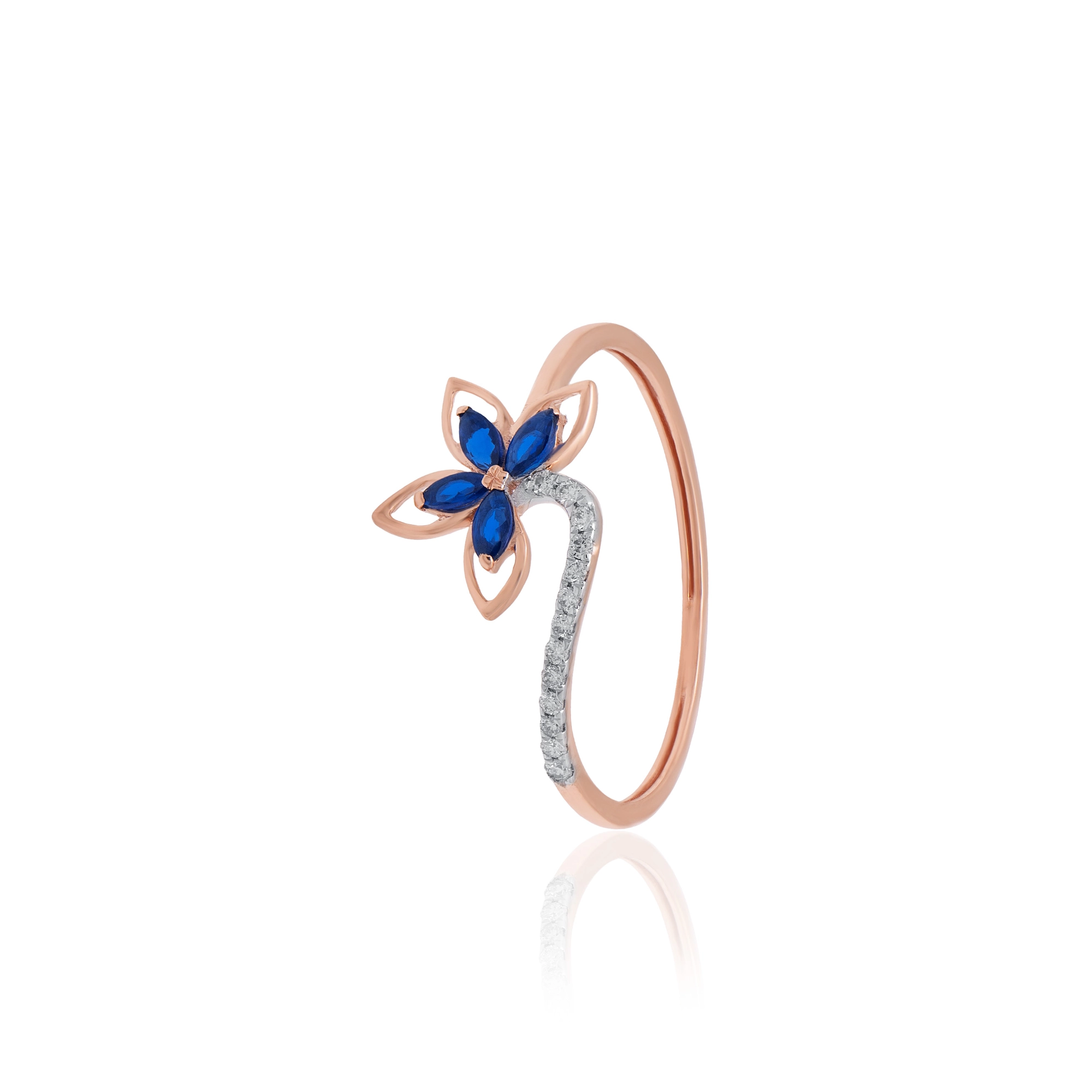 Rose Gold Diamond Ring thumbnail 3