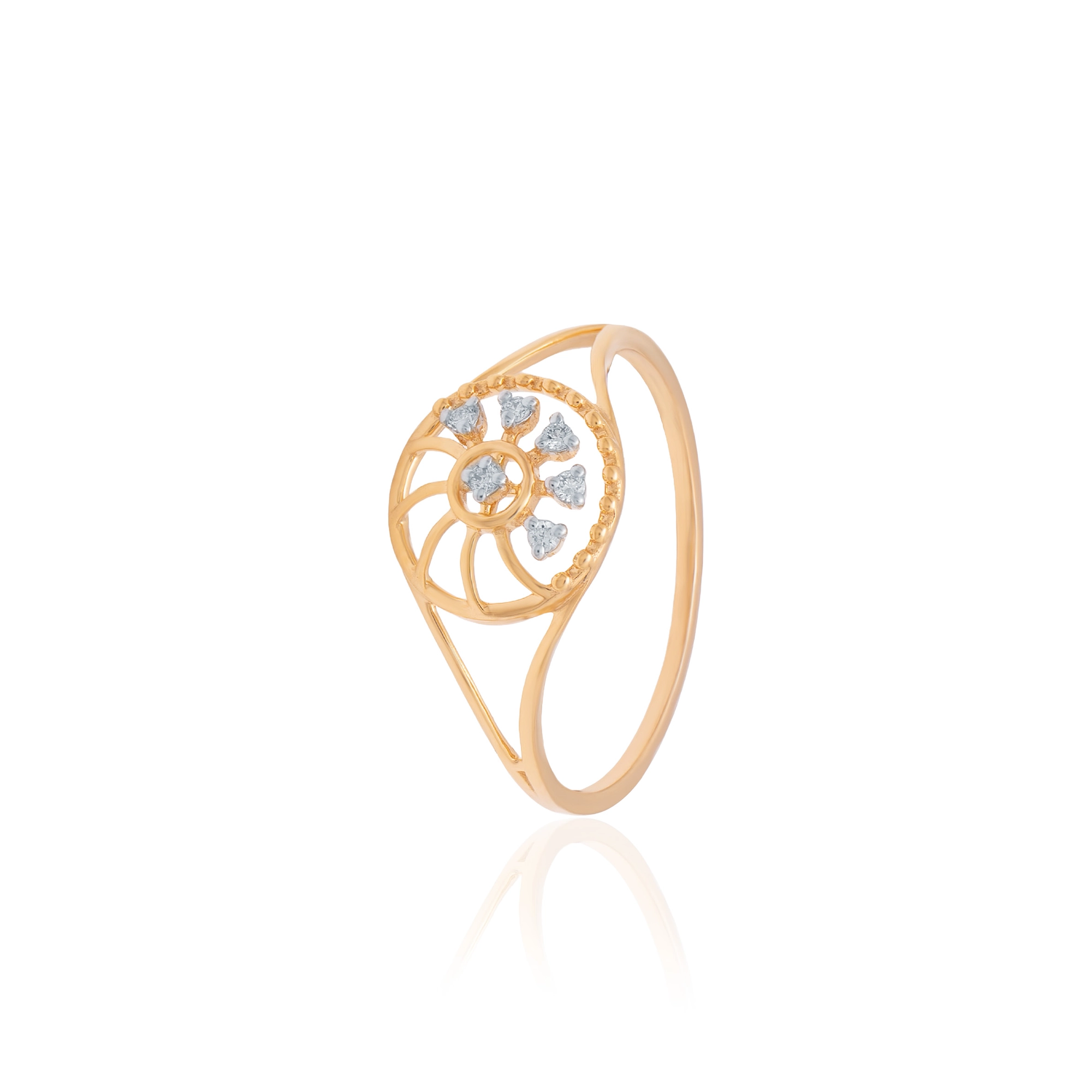 Yellow Gold Diamond Ring thumbnail 3