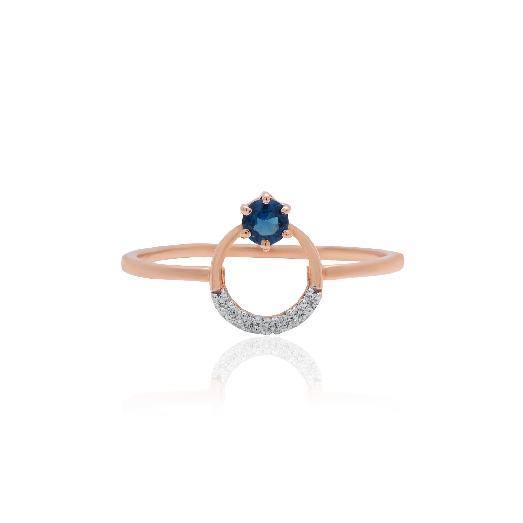Rose Gold Diamond Ring