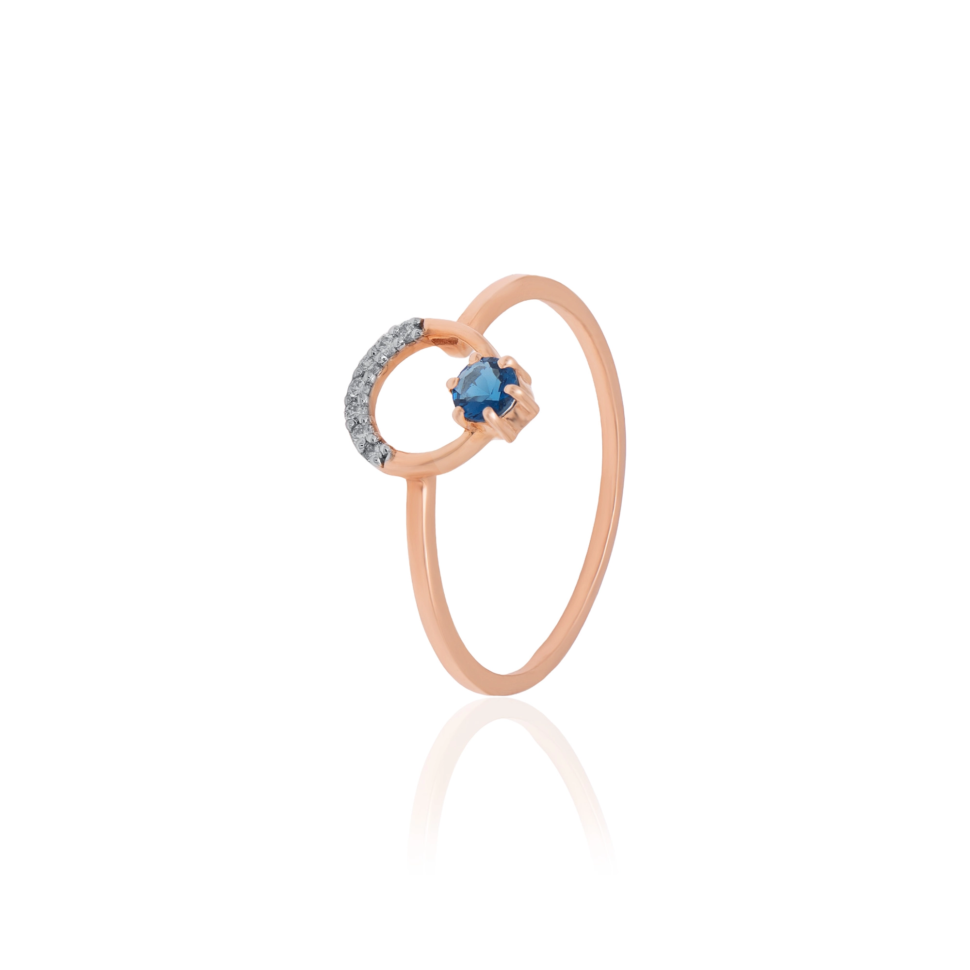 Rose Gold Diamond Ring thumbnail 3