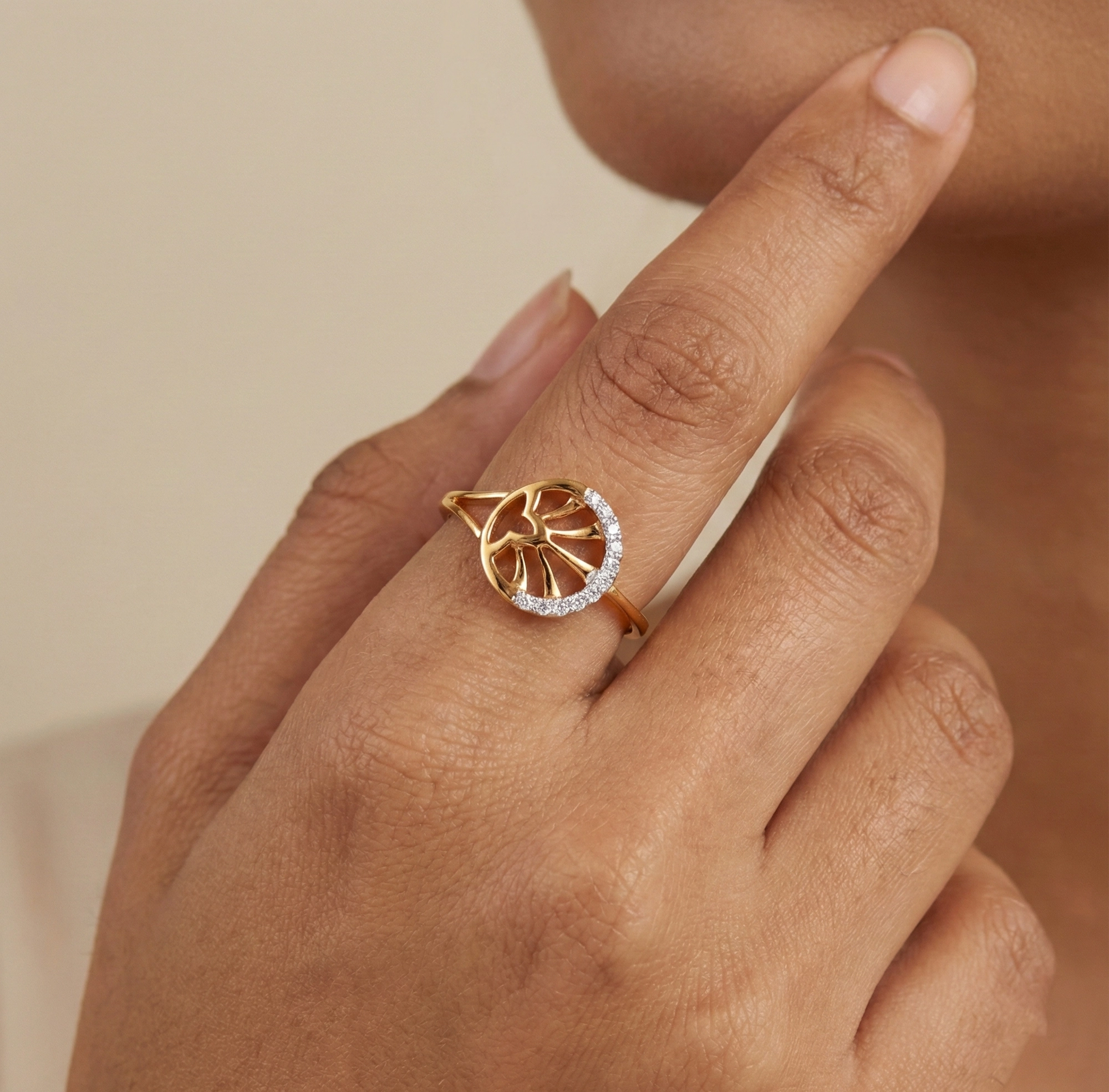 Yellow Gold Diamond Ring