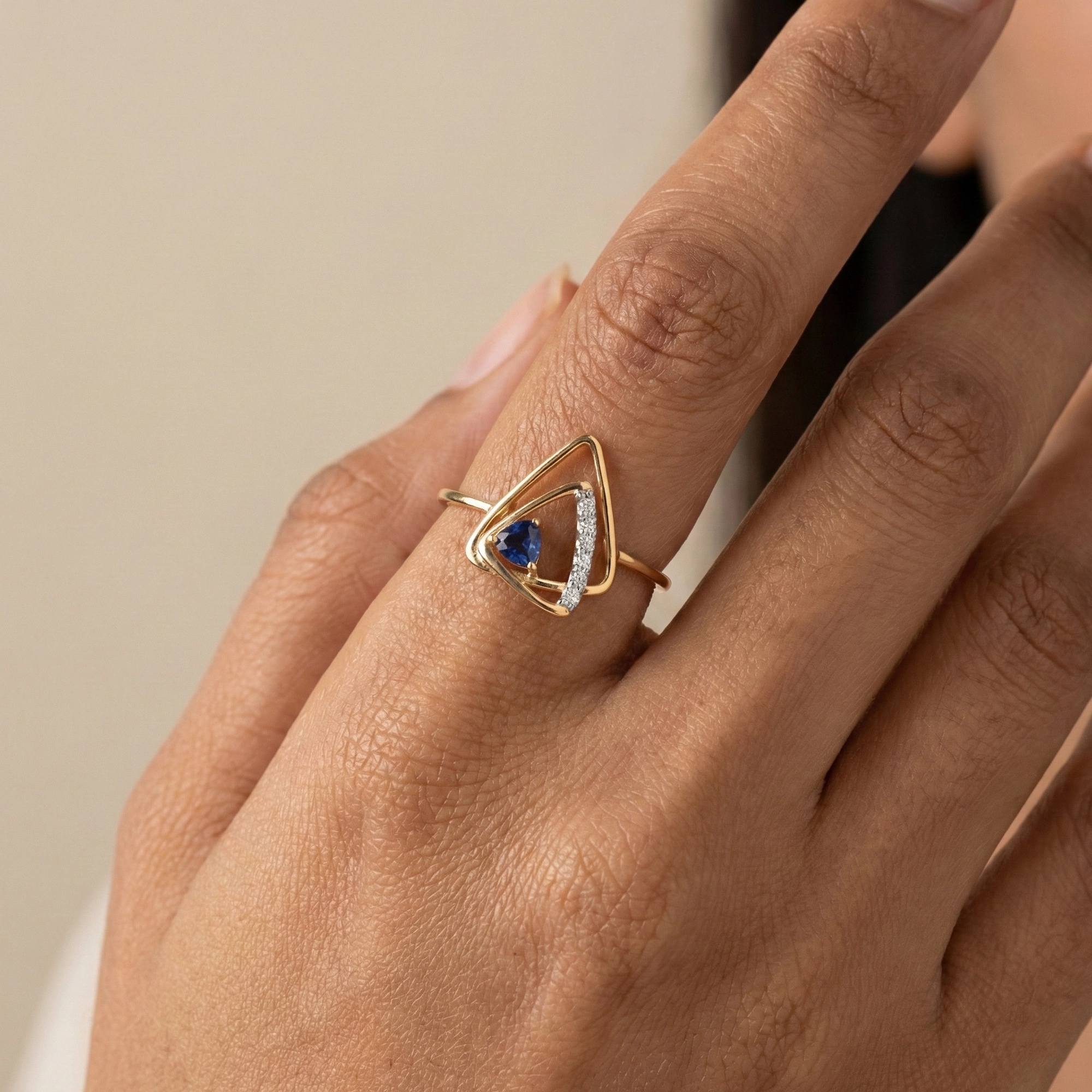 Yellow Gold Diamond Ring thumbnail 2