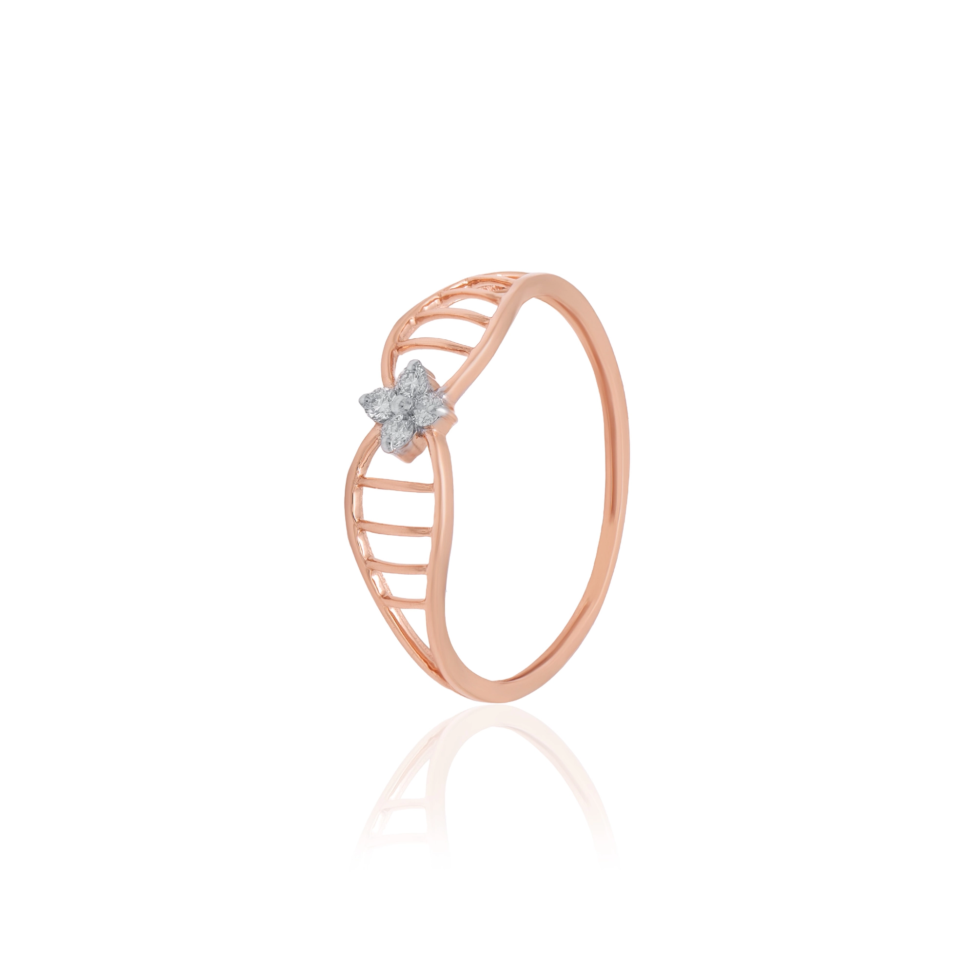 Rose Gold Diamond Ring thumbnail 3
