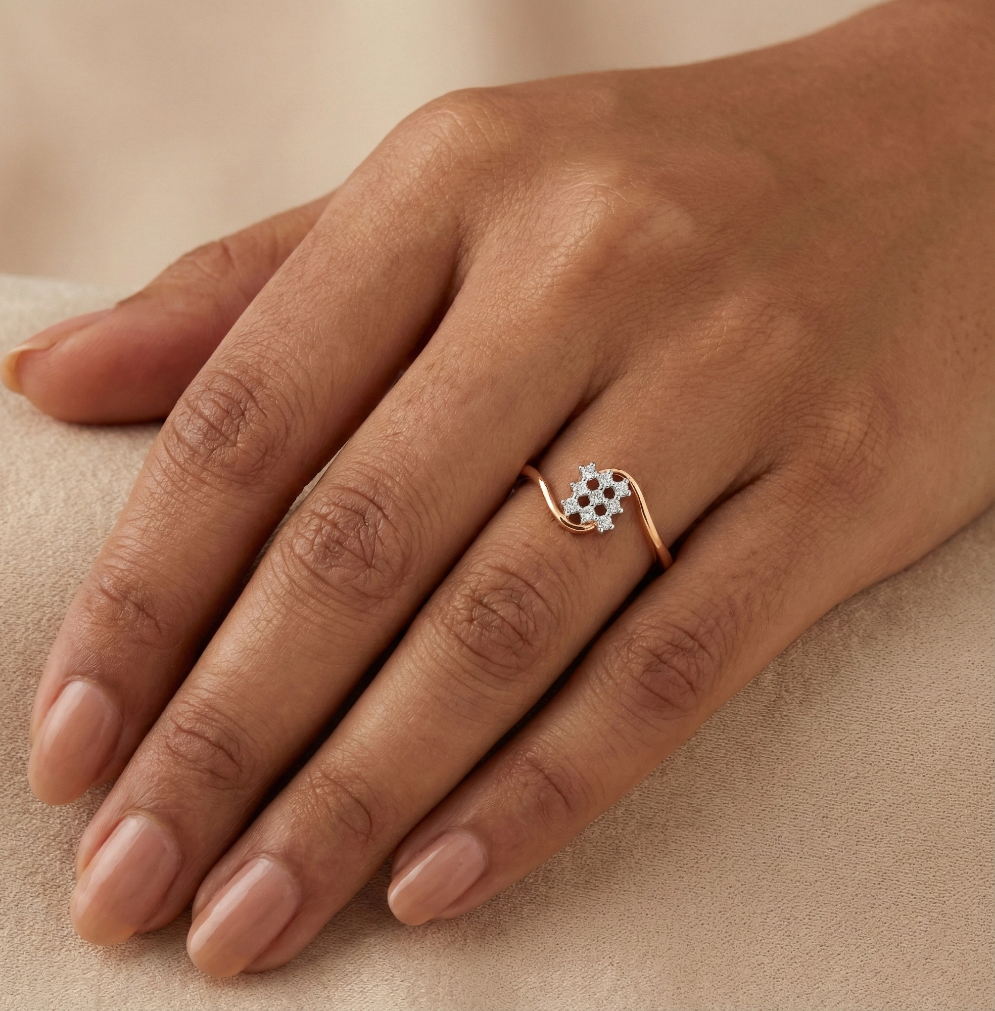 Yellow Gold Diamond Ring thumbnail 2