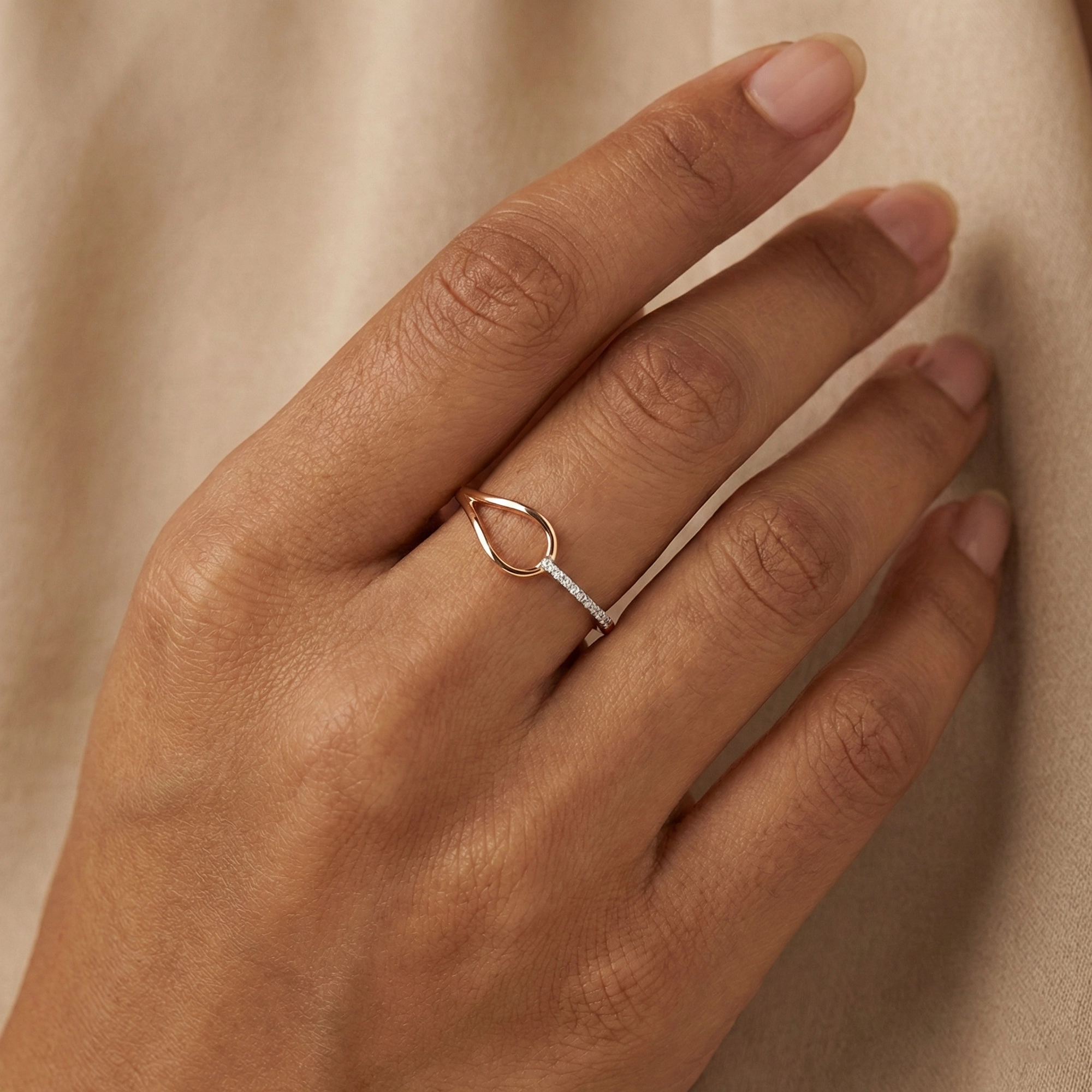 Yellow Gold Diamond Ring thumbnail 2
