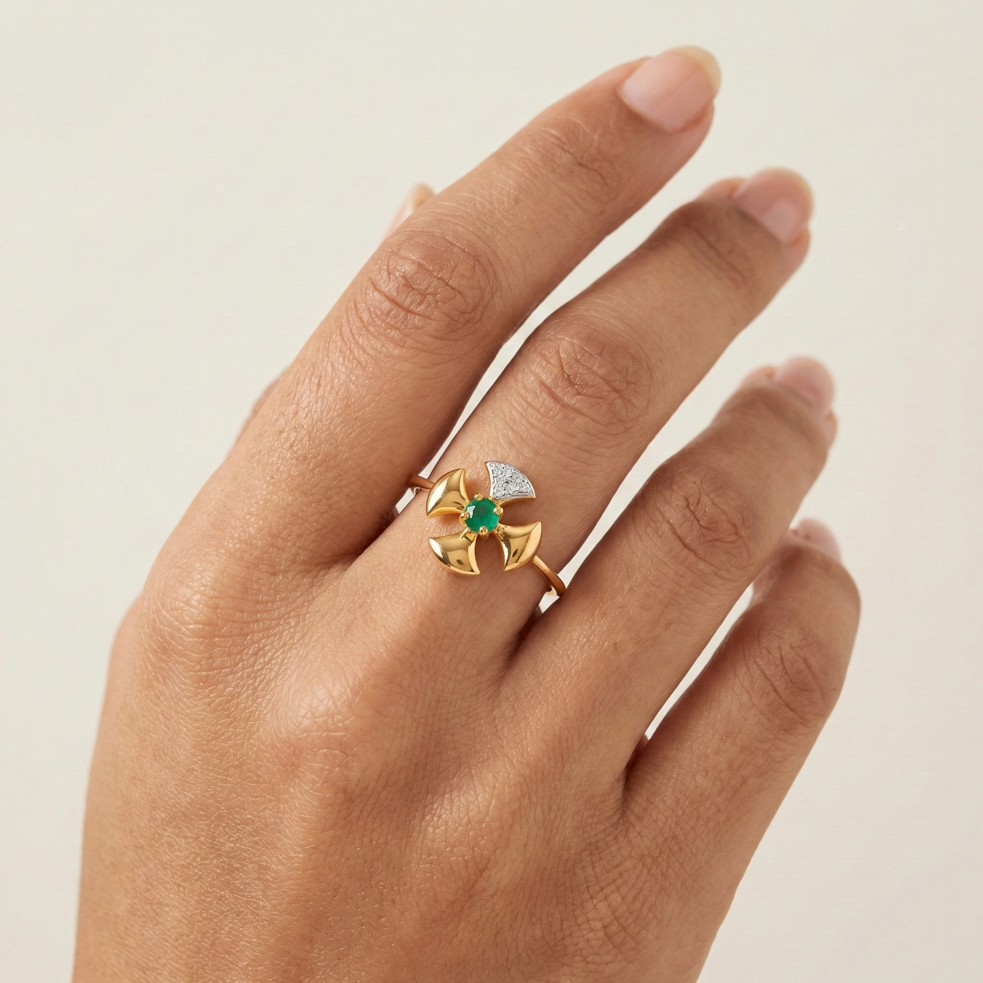 Yellow Gold Diamond Ring thumbnail 2