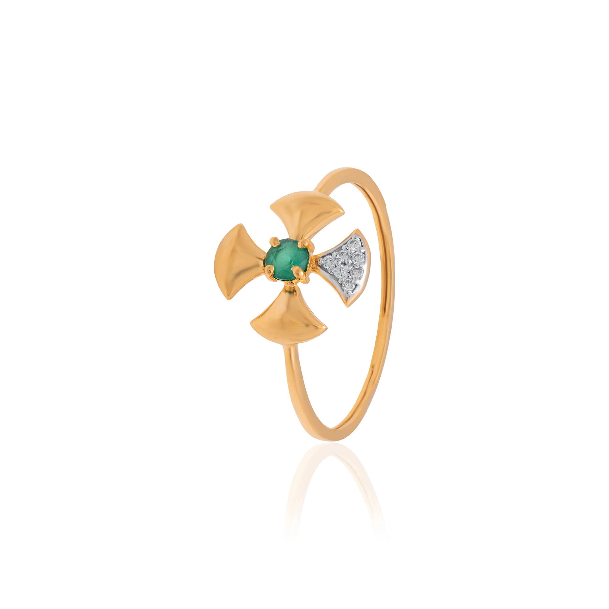 Yellow Gold Diamond Ring thumbnail 3