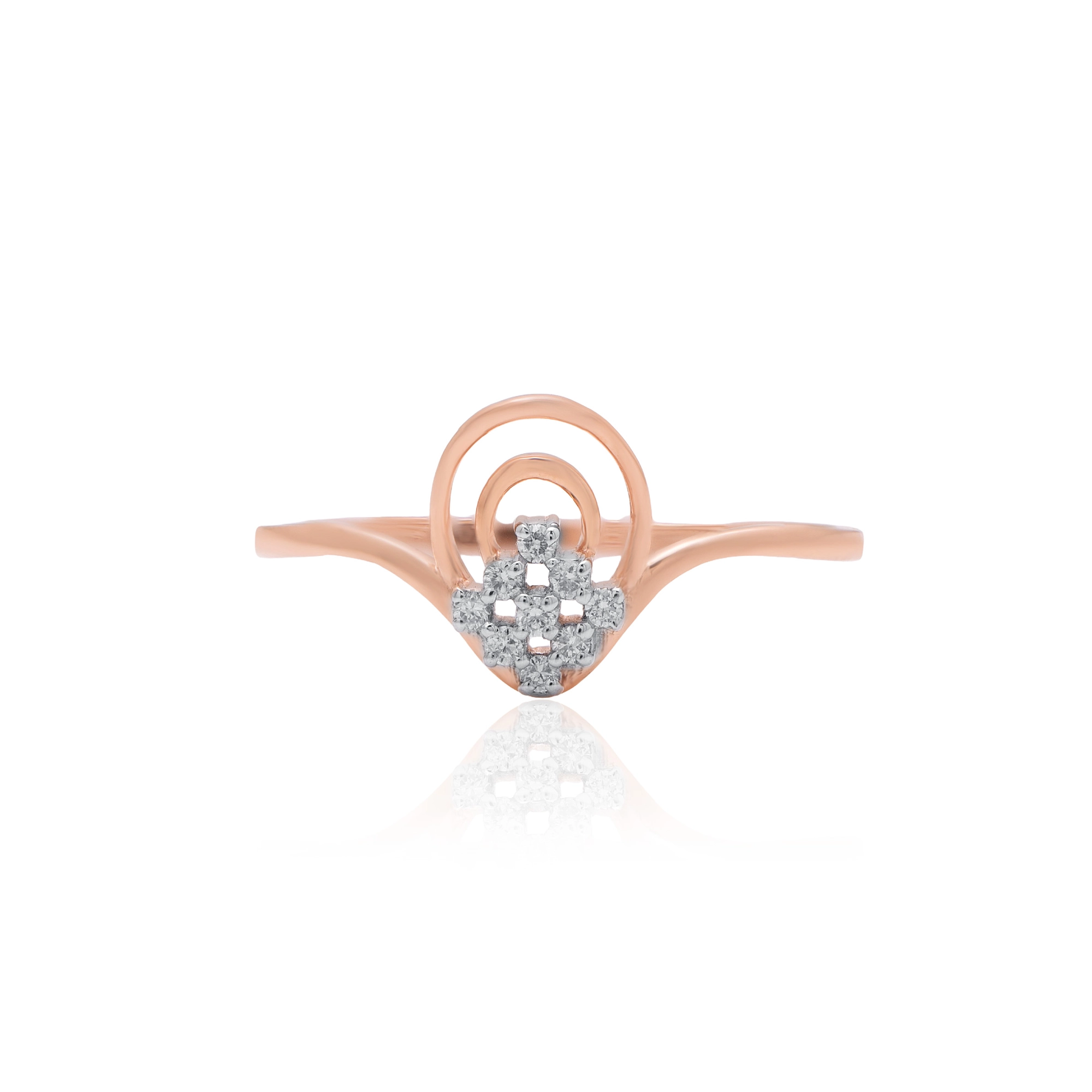 Rose Gold Diamond Ring
