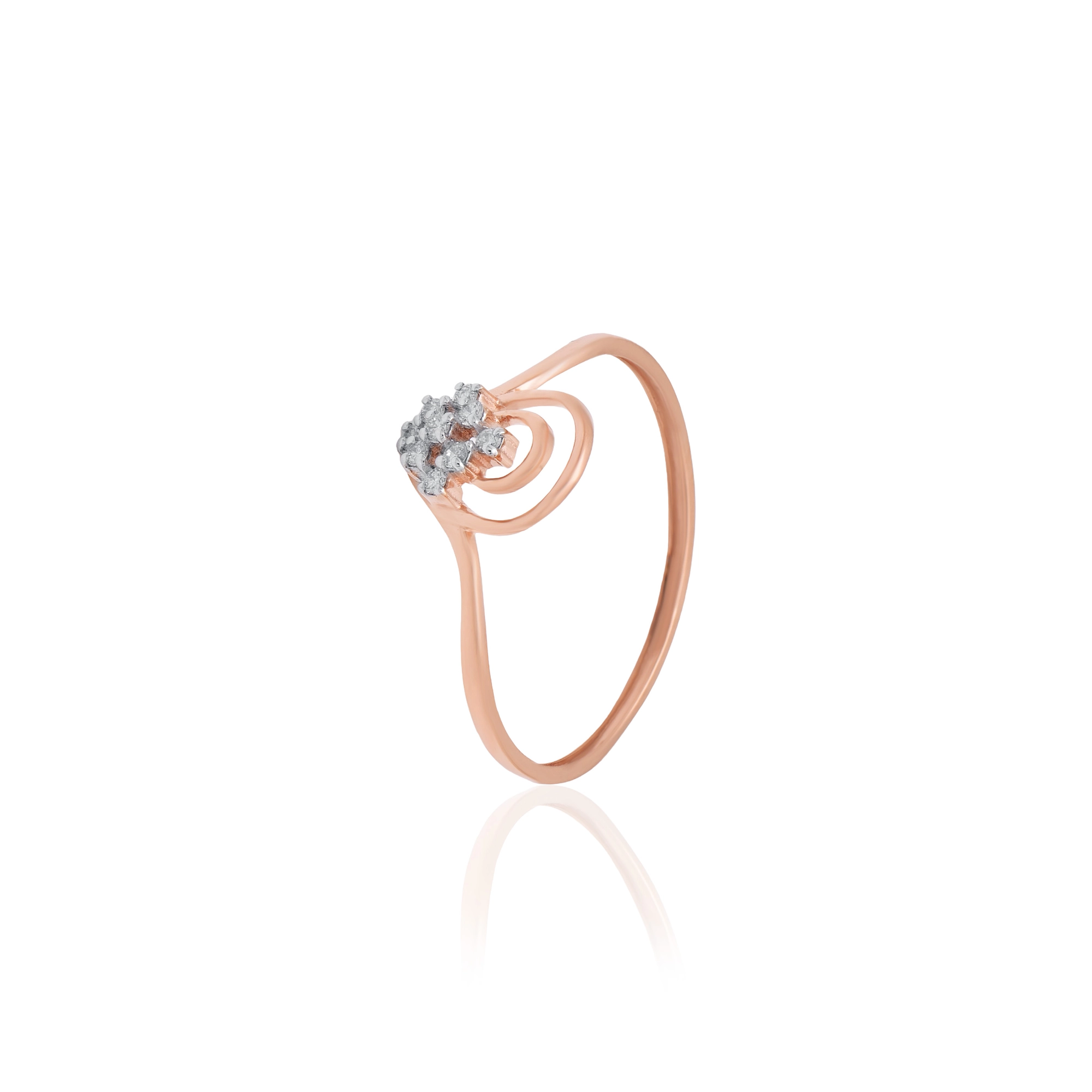 Rose Gold Diamond Ring thumbnail 3