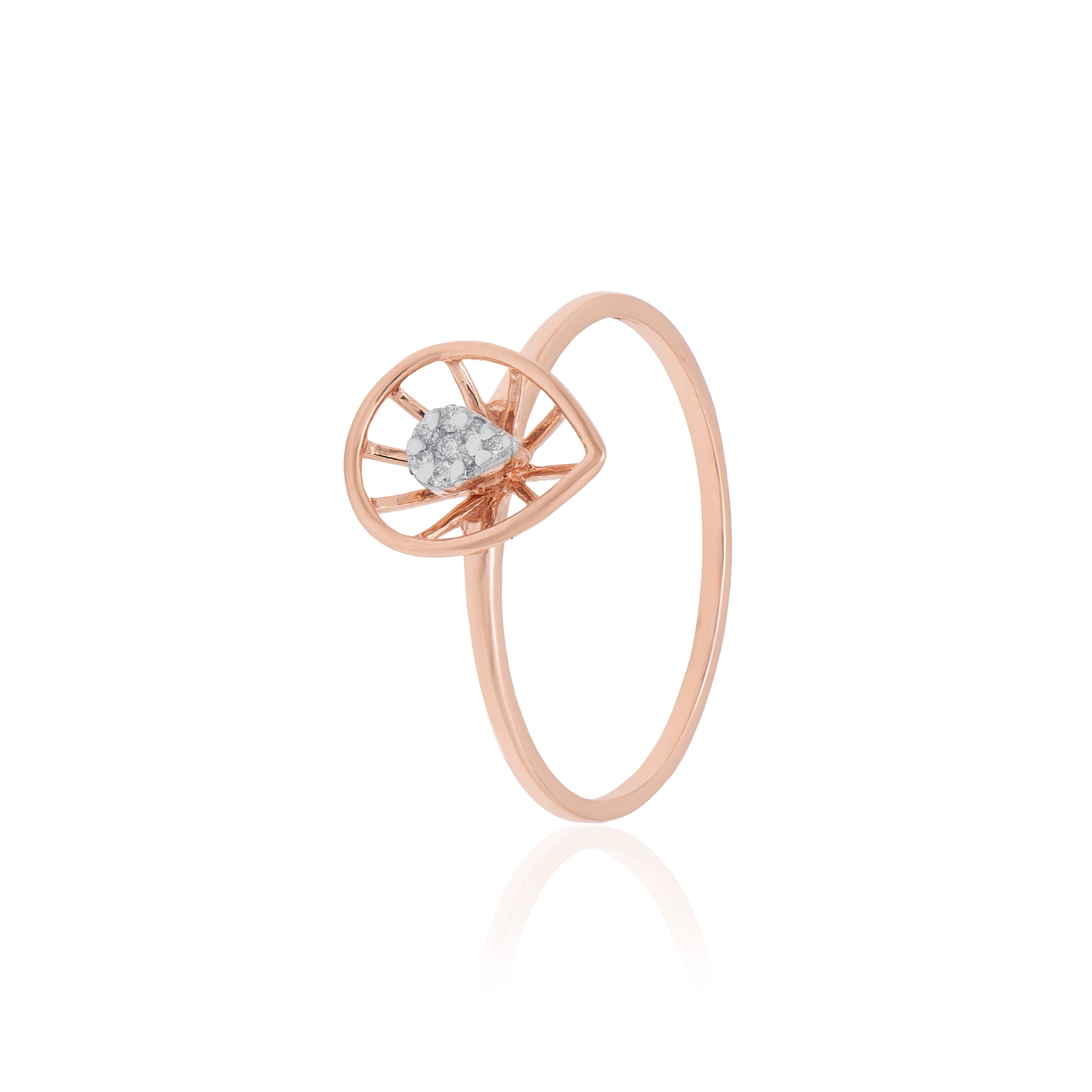 Rose Gold Diamond Ring thumbnail 3