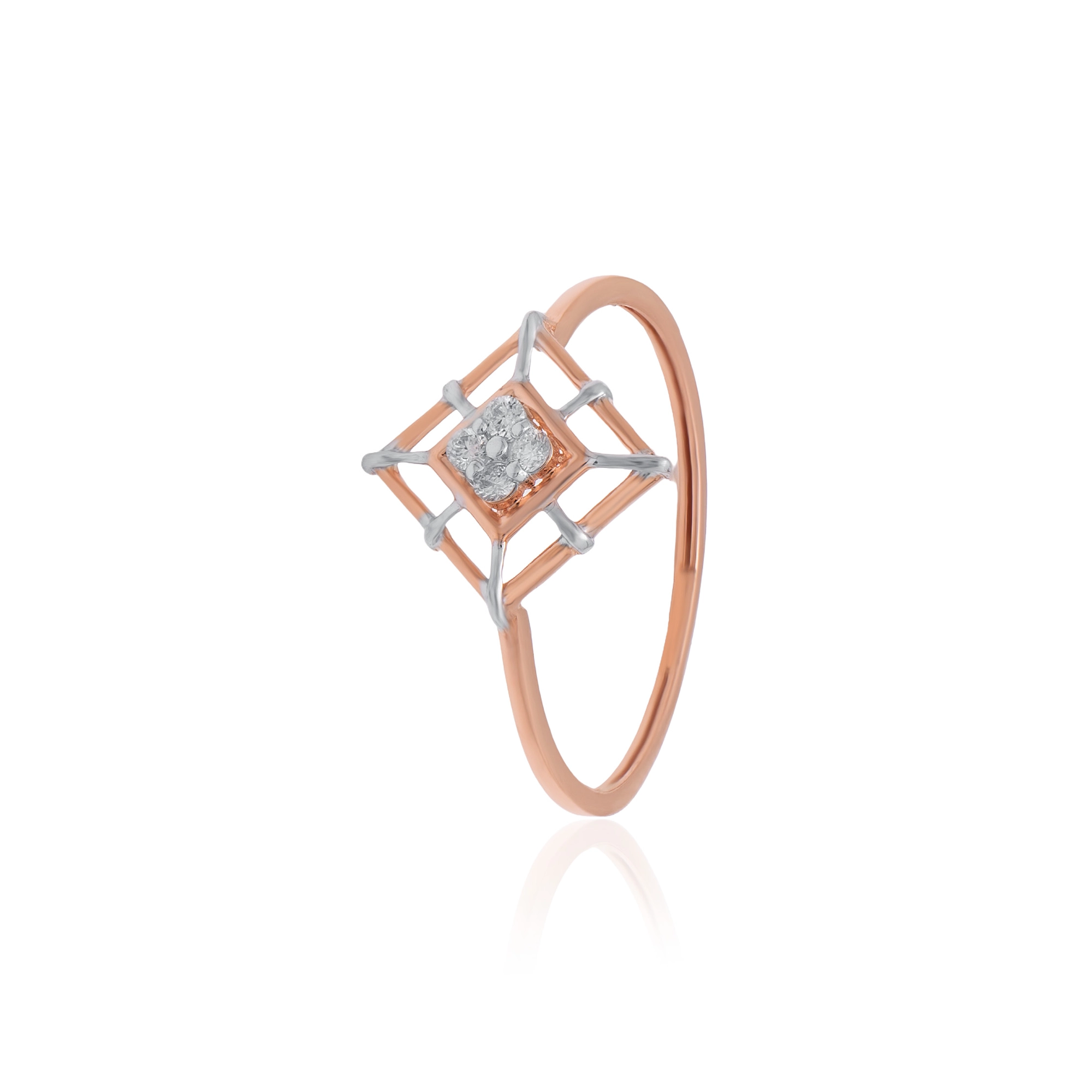 Rose Gold Diamond Ring thumbnail 3