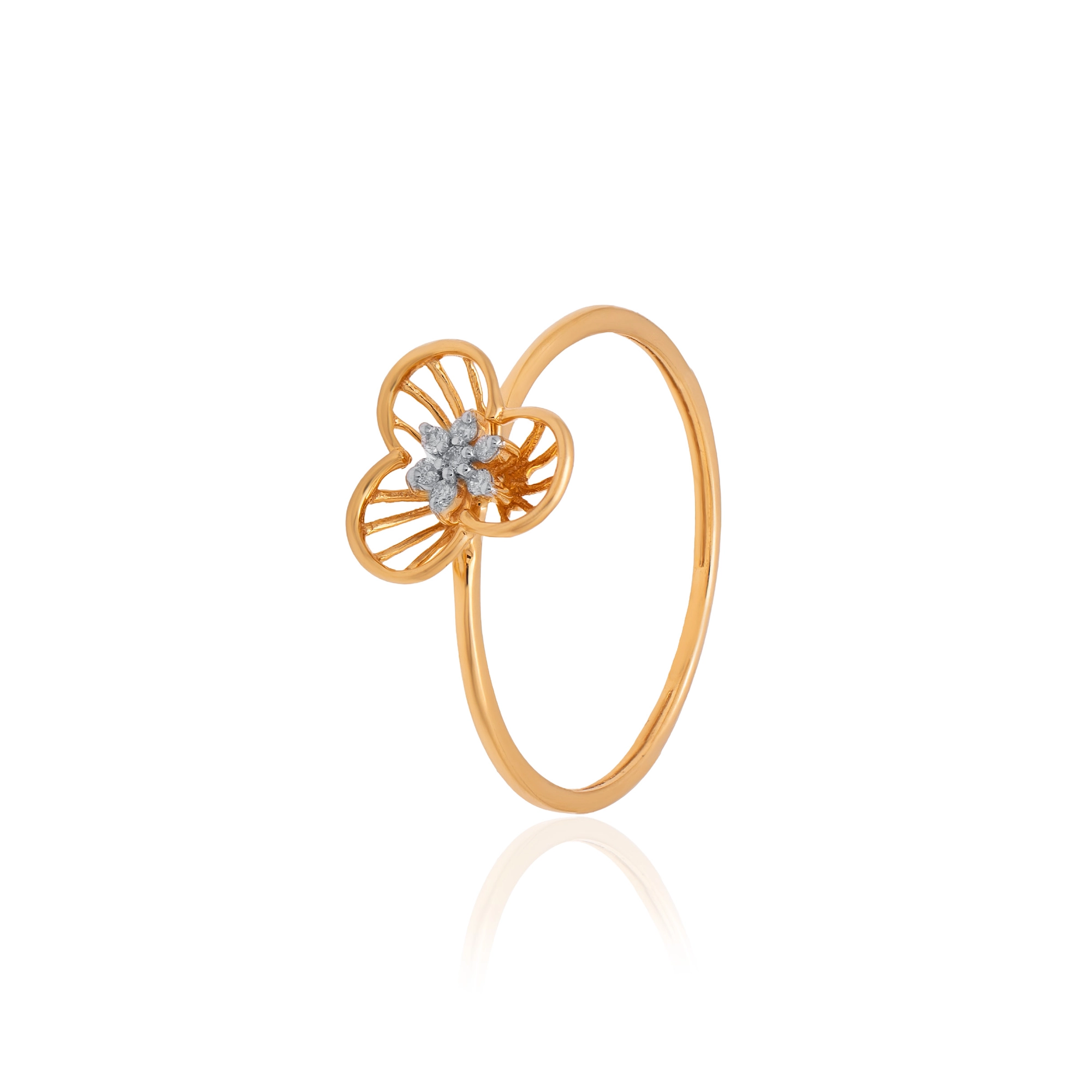 Yellow Gold Diamond Ring thumbnail 3