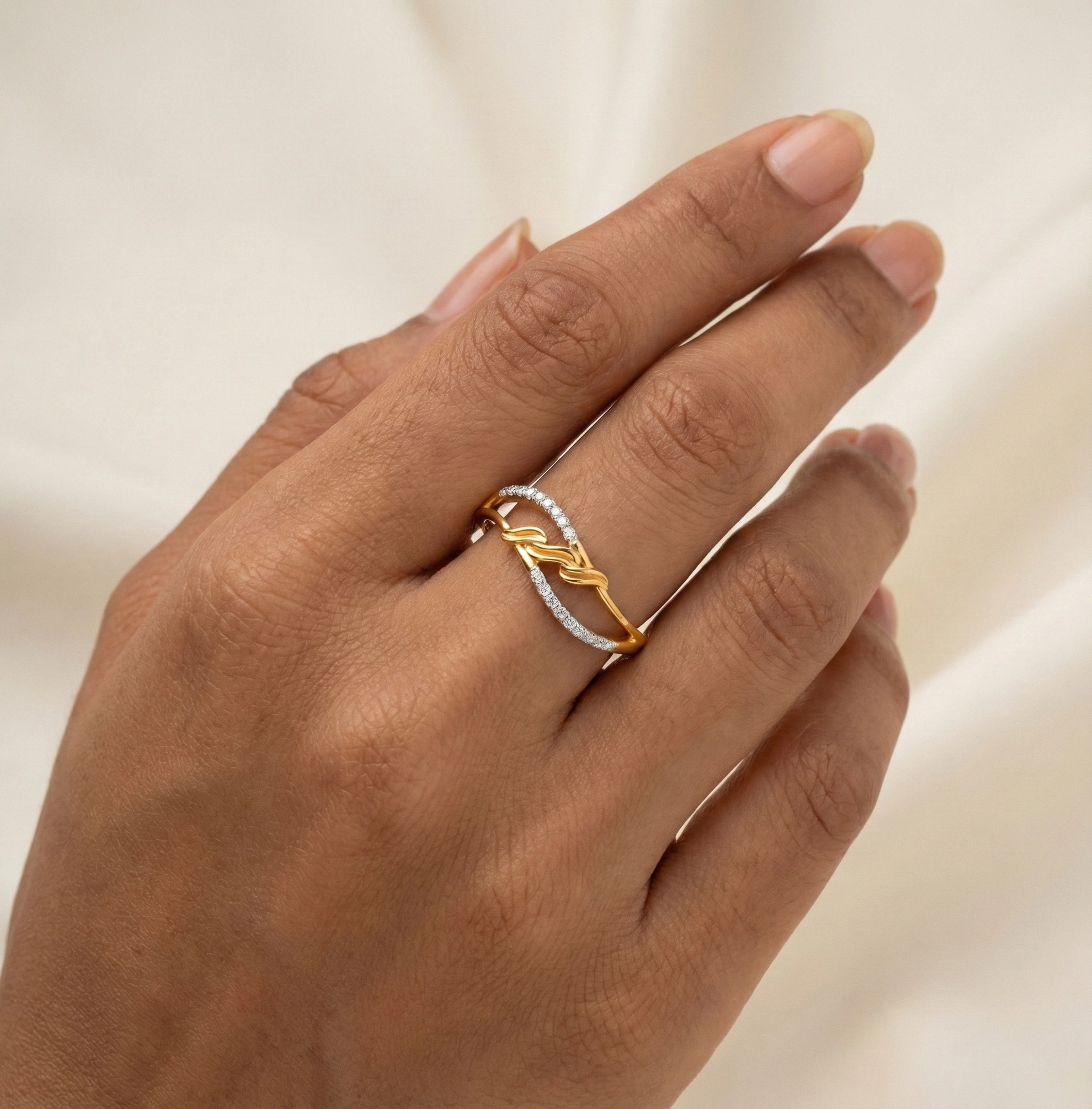 Yellow Gold Diamond Ring thumbnail 2