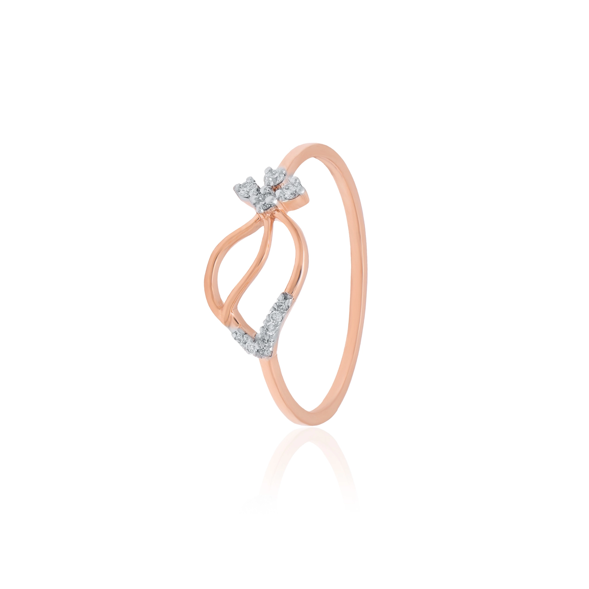 Rose Gold Diamond Ring thumbnail 3