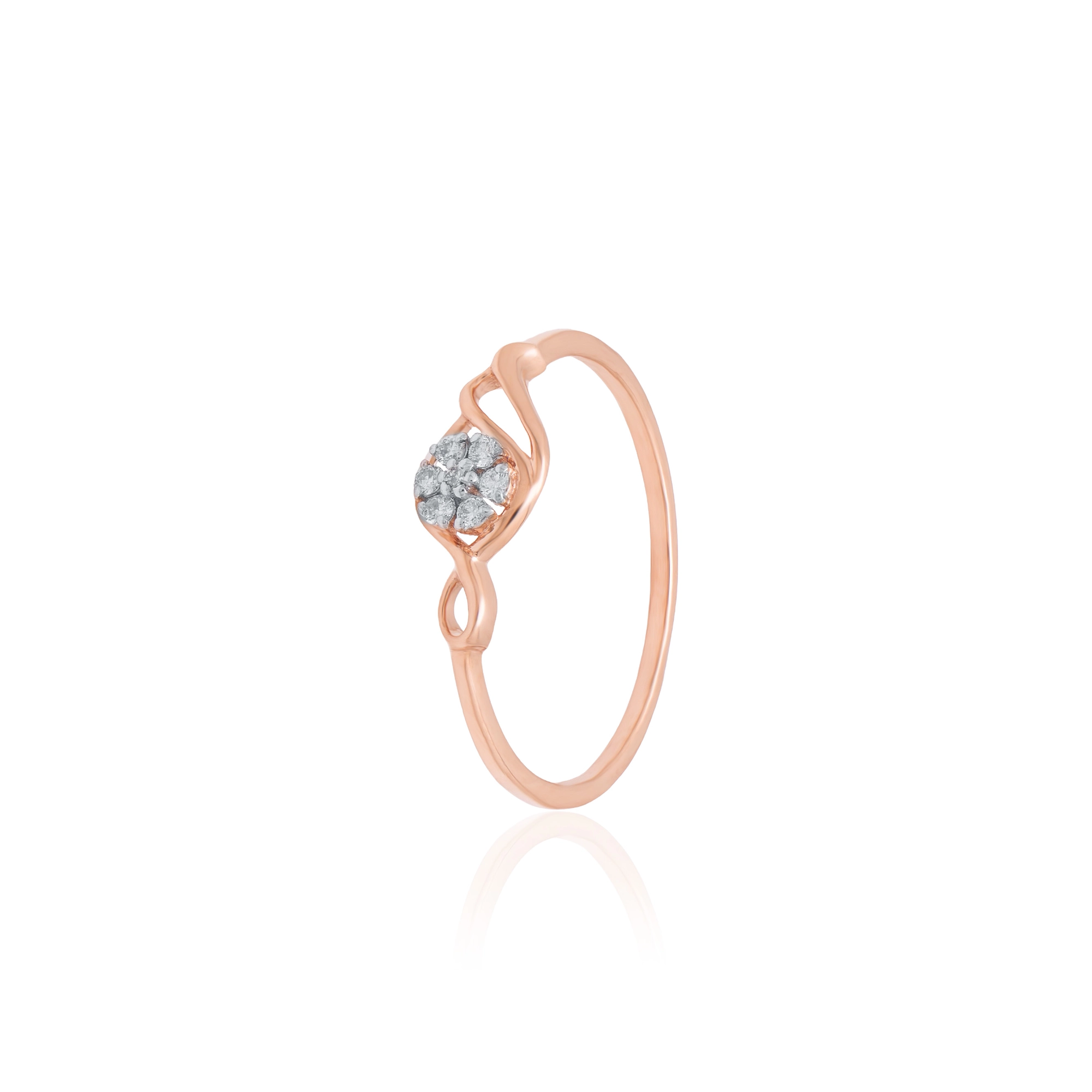 Rose Gold Diamond Ring thumbnail 3