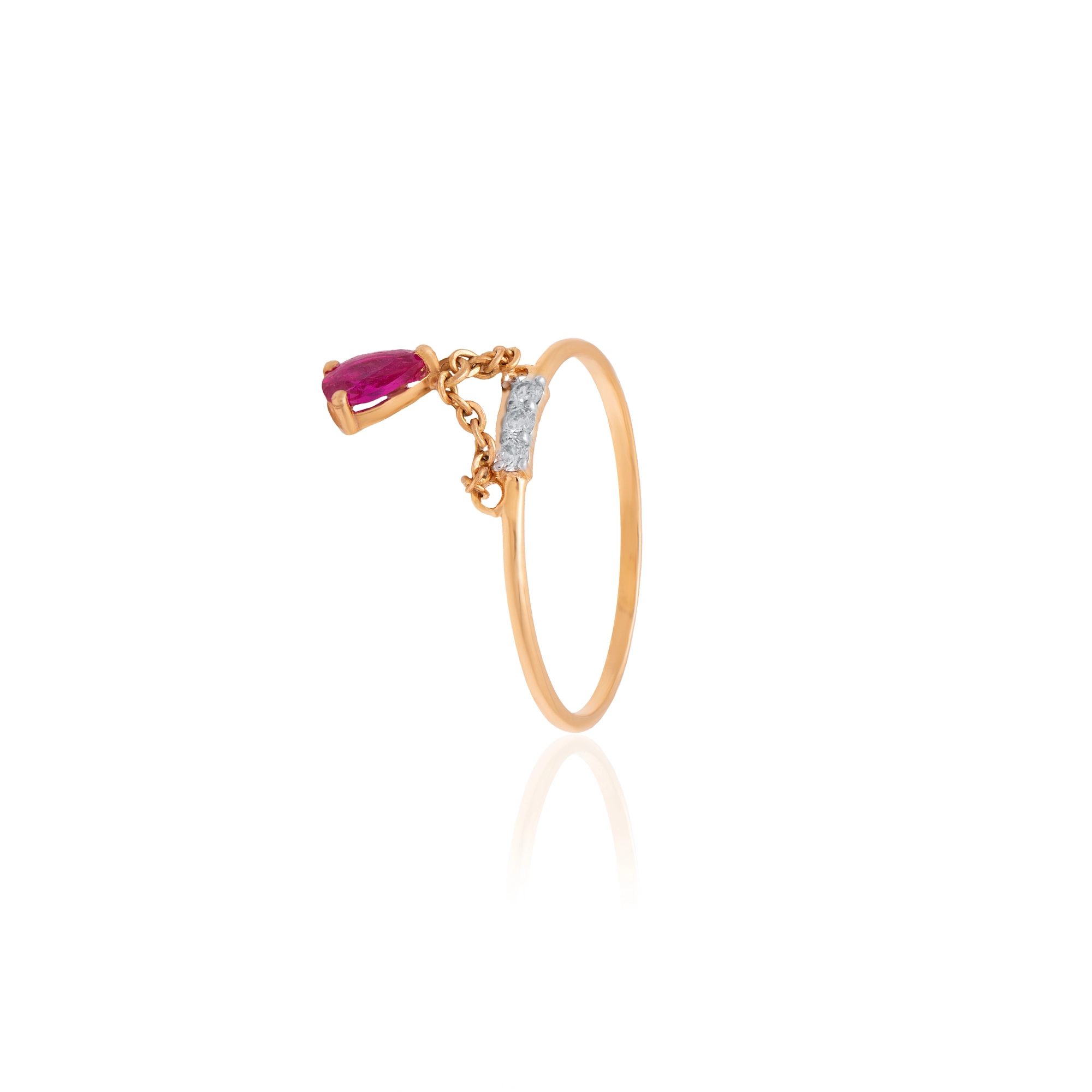 Yellow Gold Diamond Ring thumbnail 3