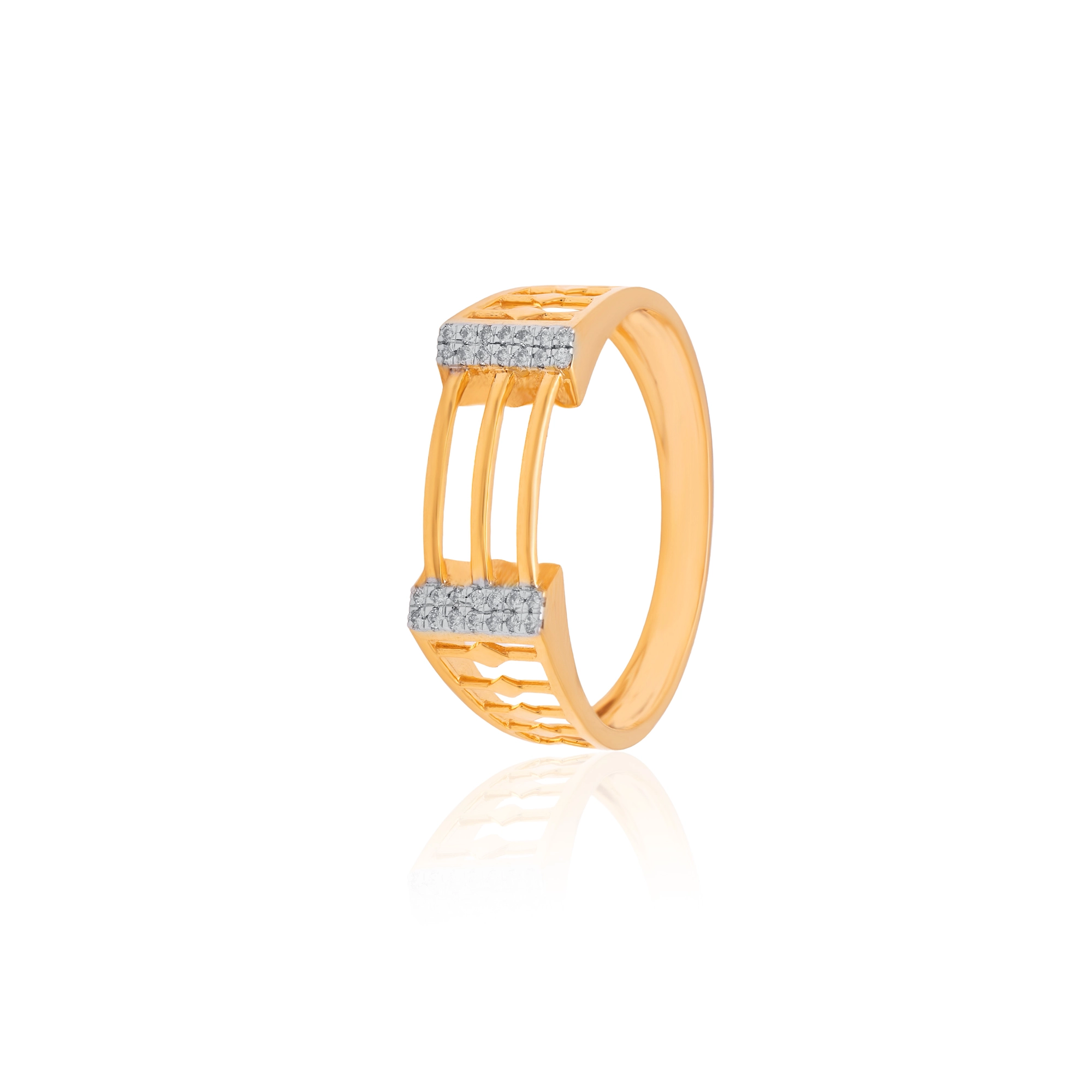 Yellow Gold Diamond Ring thumbnail 3