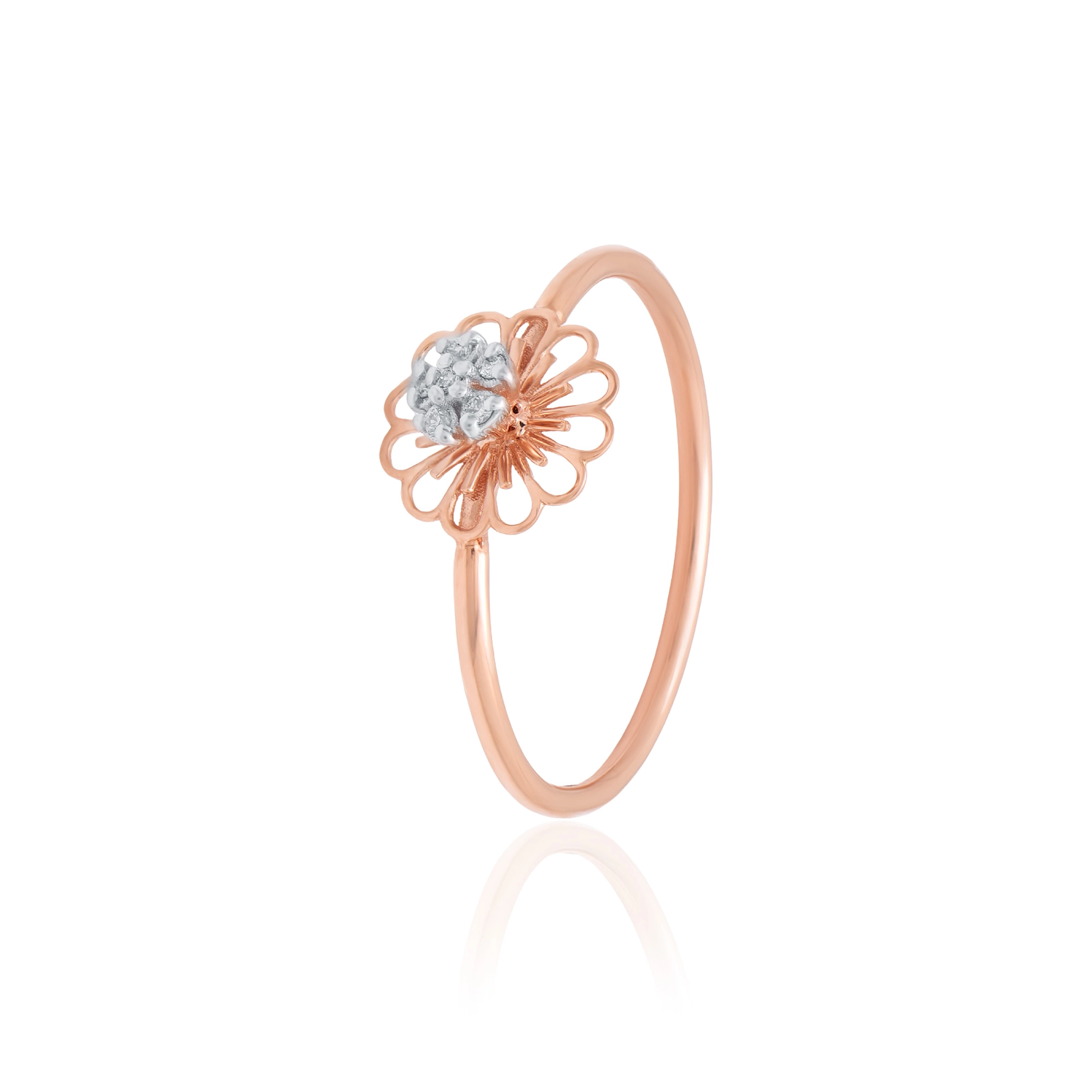 Rose Gold Diamond Ring thumbnail 3