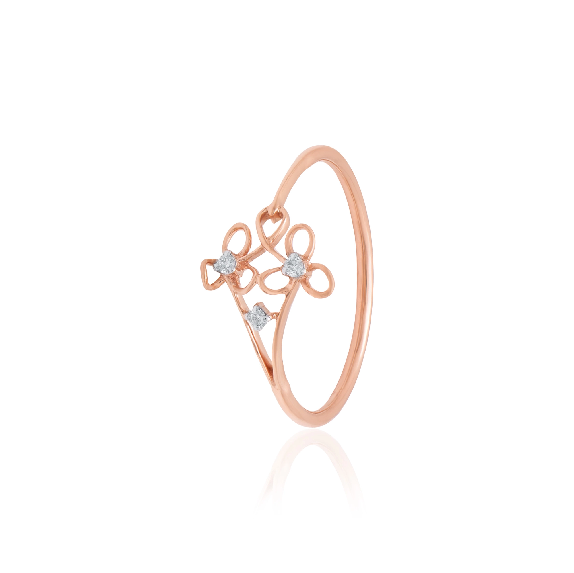 Rose Gold Diamond Ring thumbnail 3