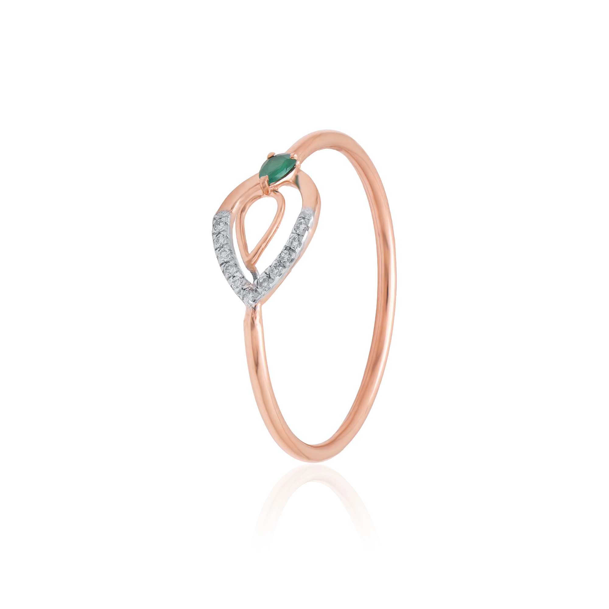 Rose Gold Diamond Ring thumbnail 3